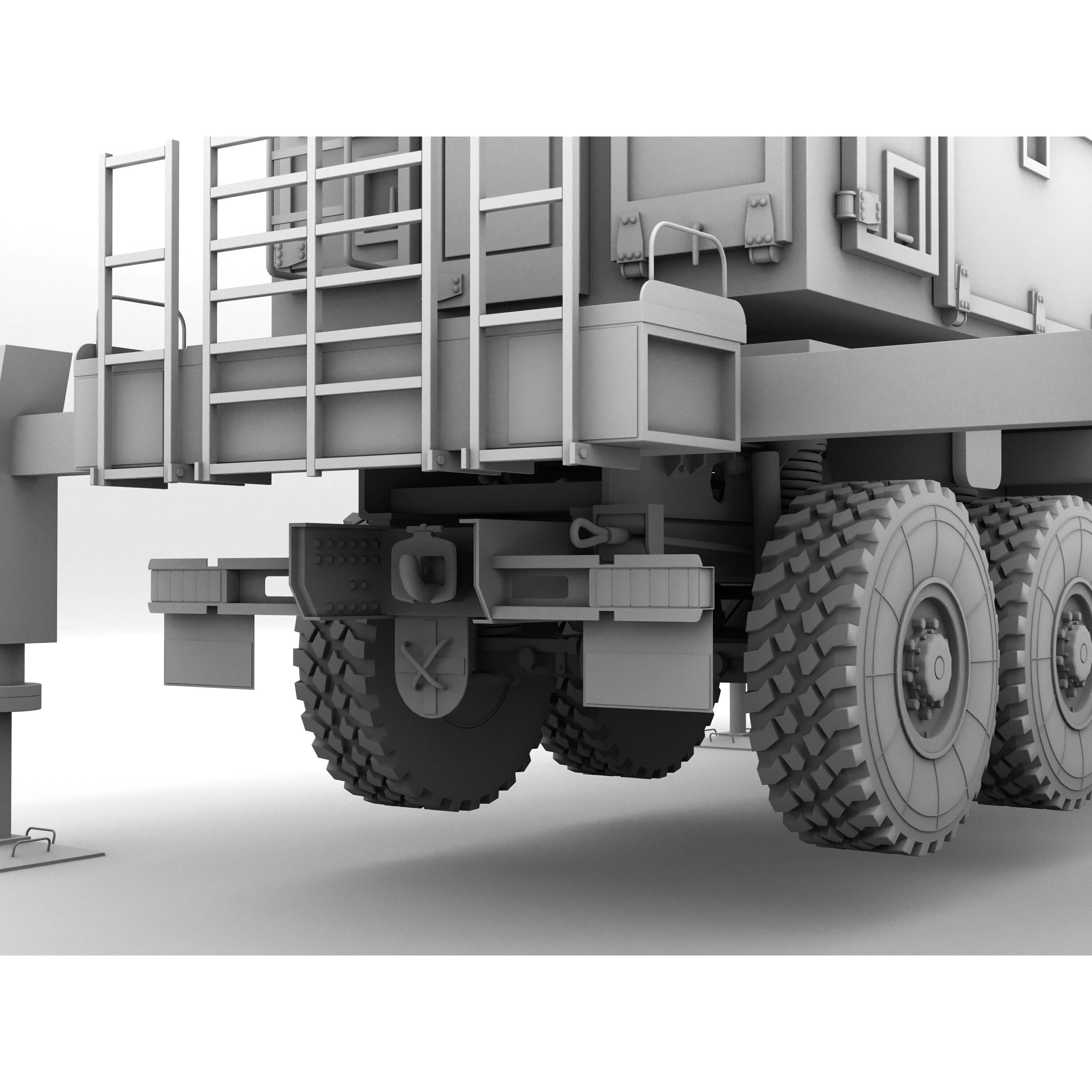 MIM-104 Patriot Missile & MPQ-53 Radar - Game-Ready 3D Model - View 38