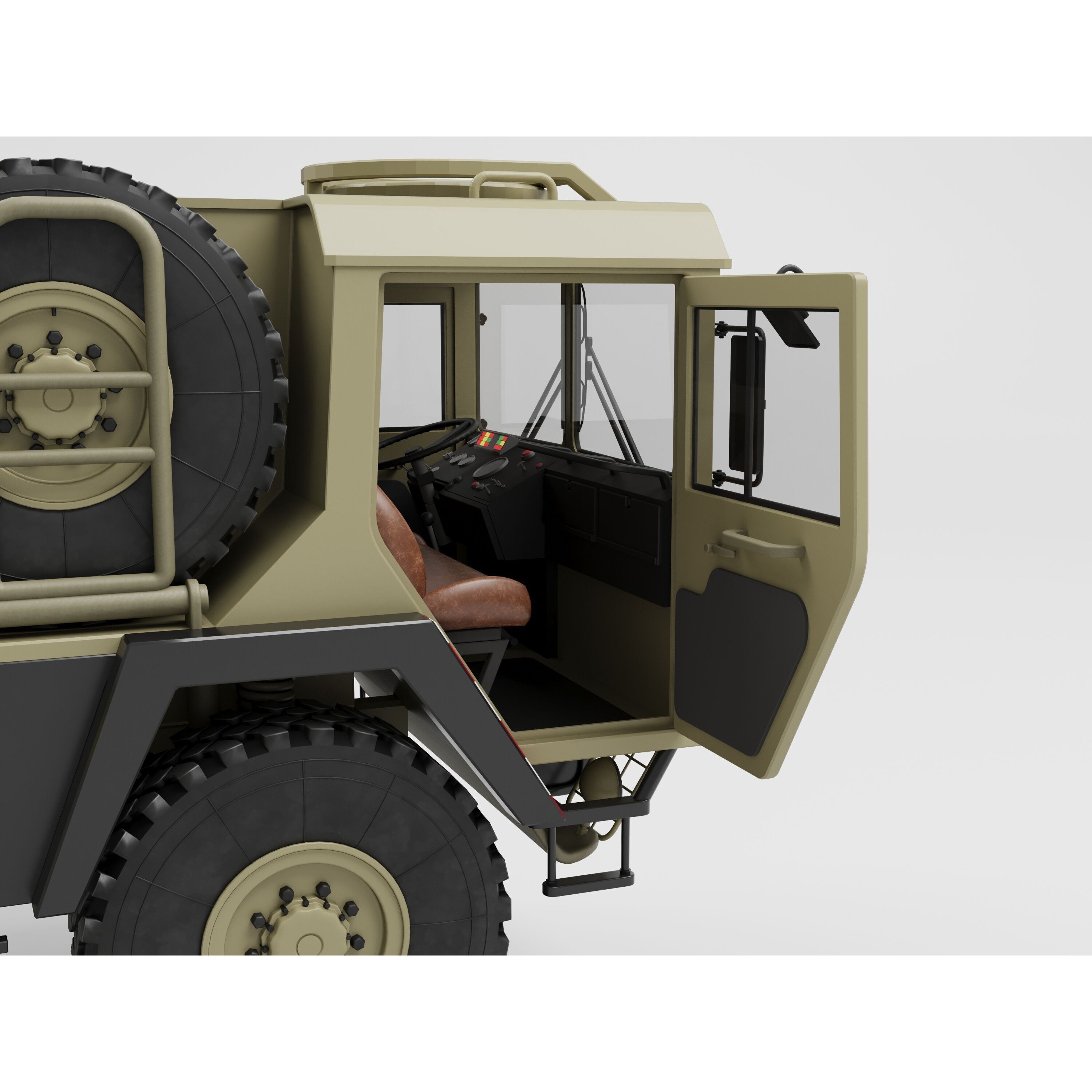 MIM-104 Patriot Missile & MPQ-53 Radar - Game-Ready 3D Model - View 39