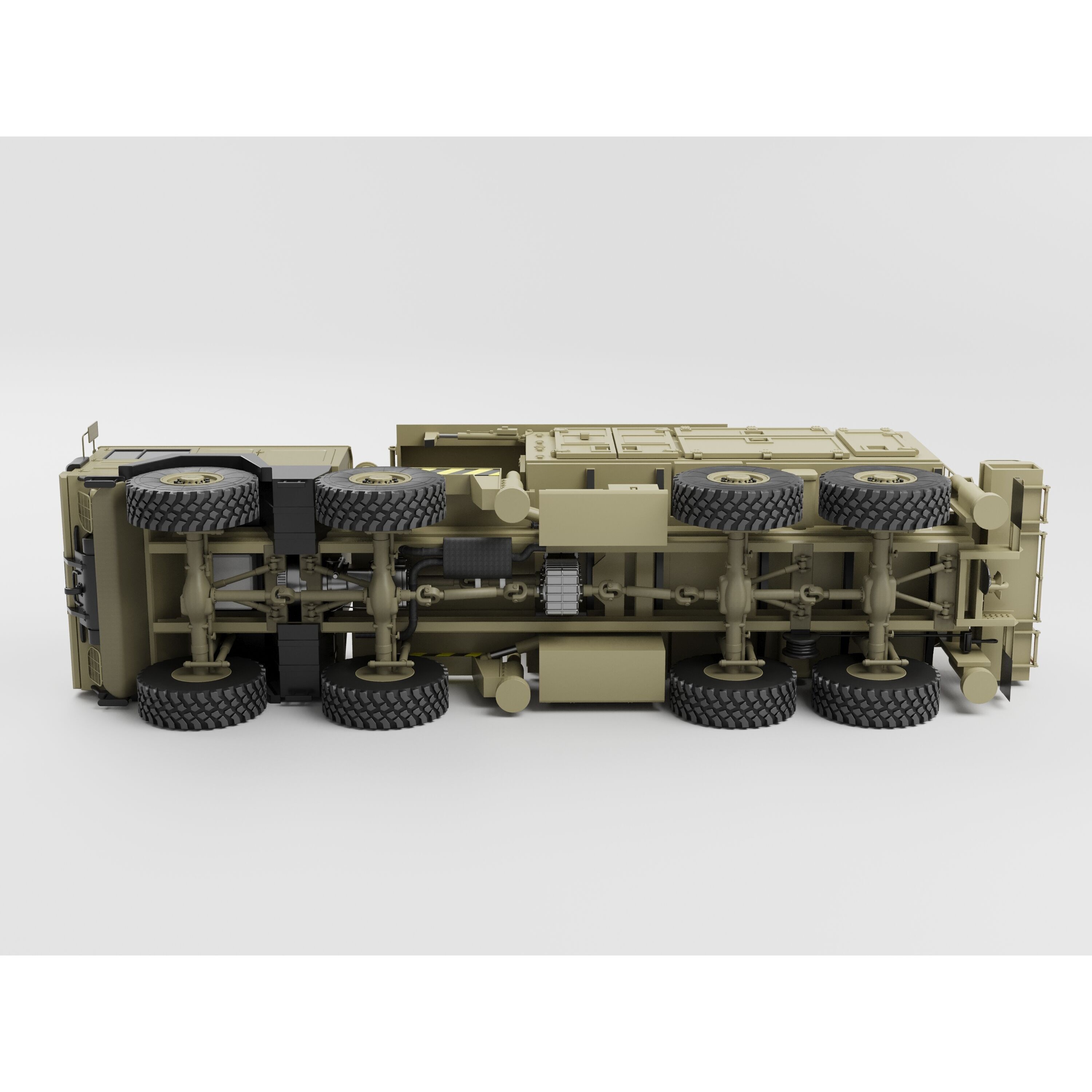 MIM-104 Patriot Missile & MPQ-53 Radar - Game-Ready 3D Model - View 4
