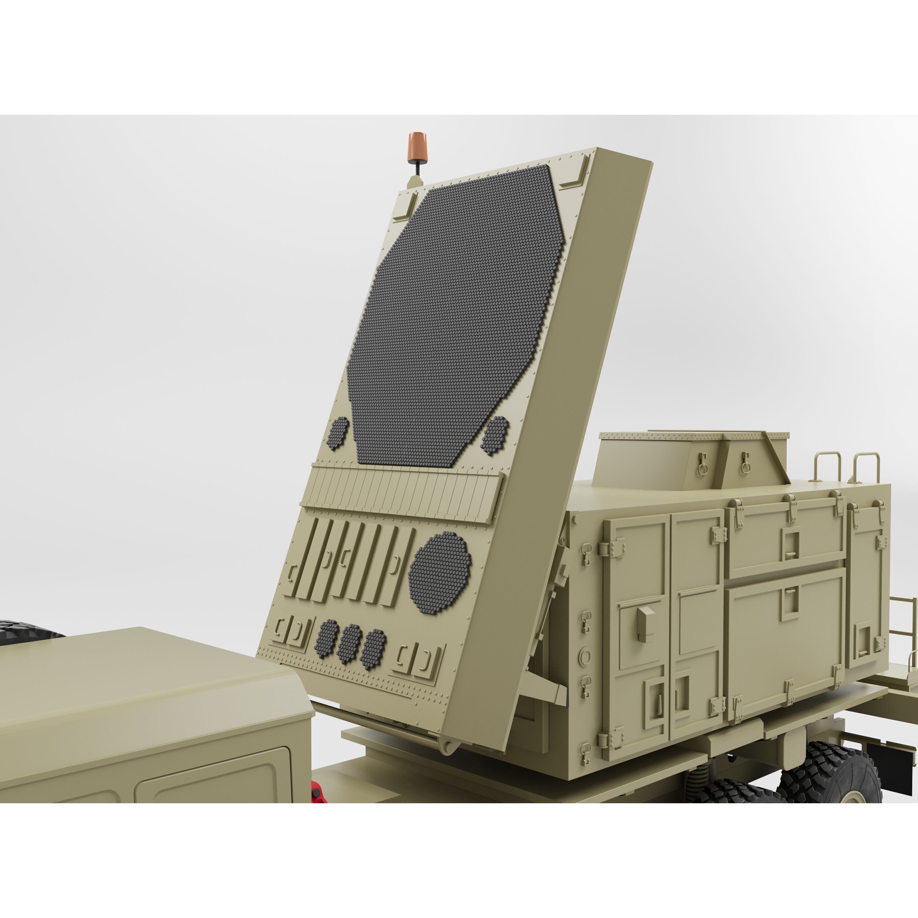 MIM-104 Patriot Missile & MPQ-53 Radar - Game-Ready 3D Model - View 40