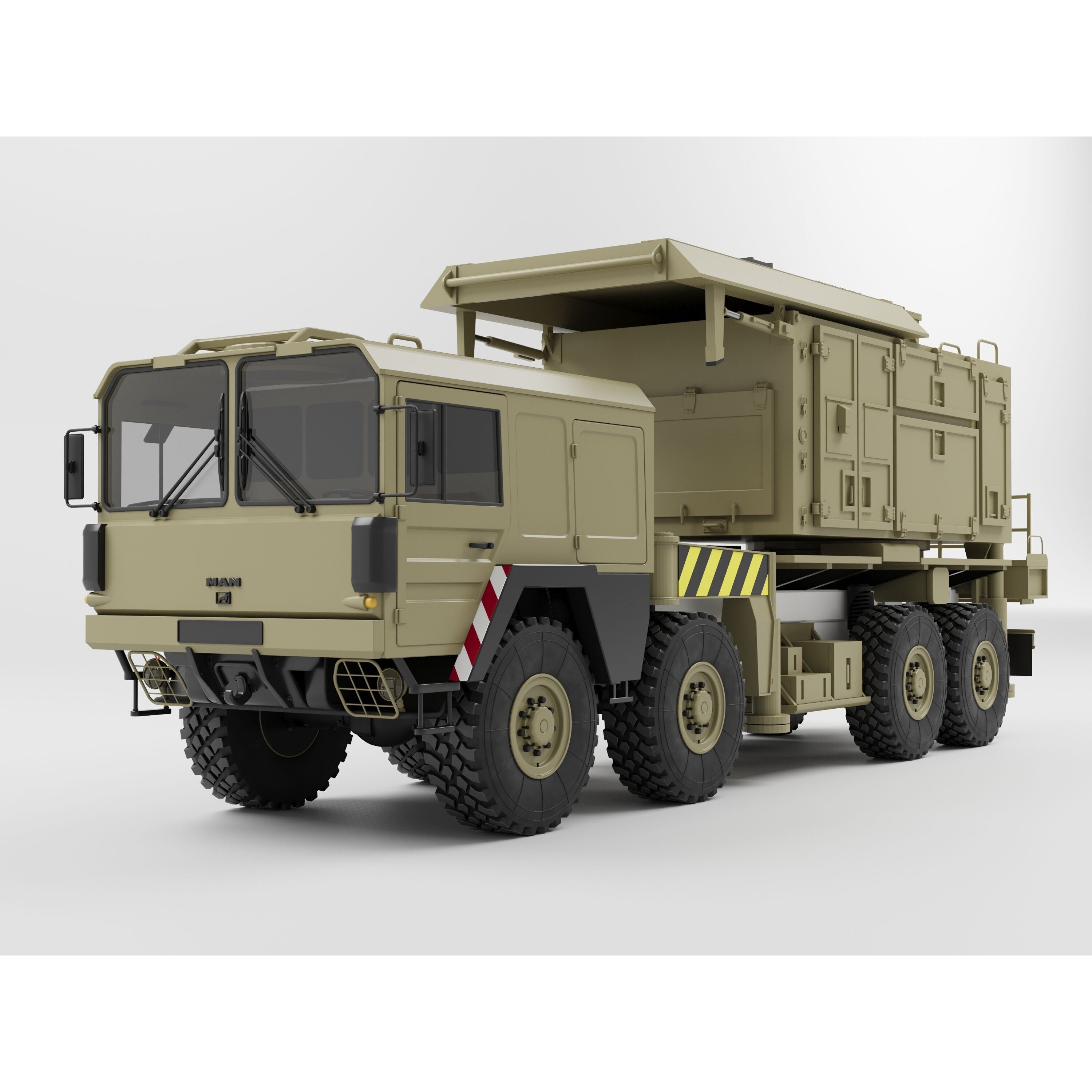 MIM-104 Patriot Missile & MPQ-53 Radar - Game-Ready 3D Model - View 8