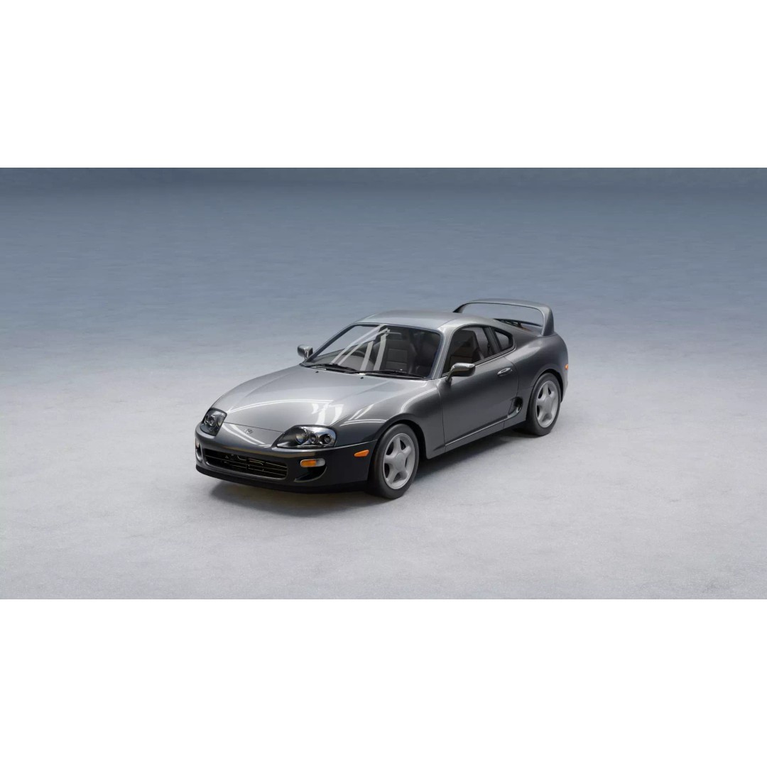 Toyota Supra 3D Model – High Detail Rigged Car Asset, FBX & OBJ - View 2