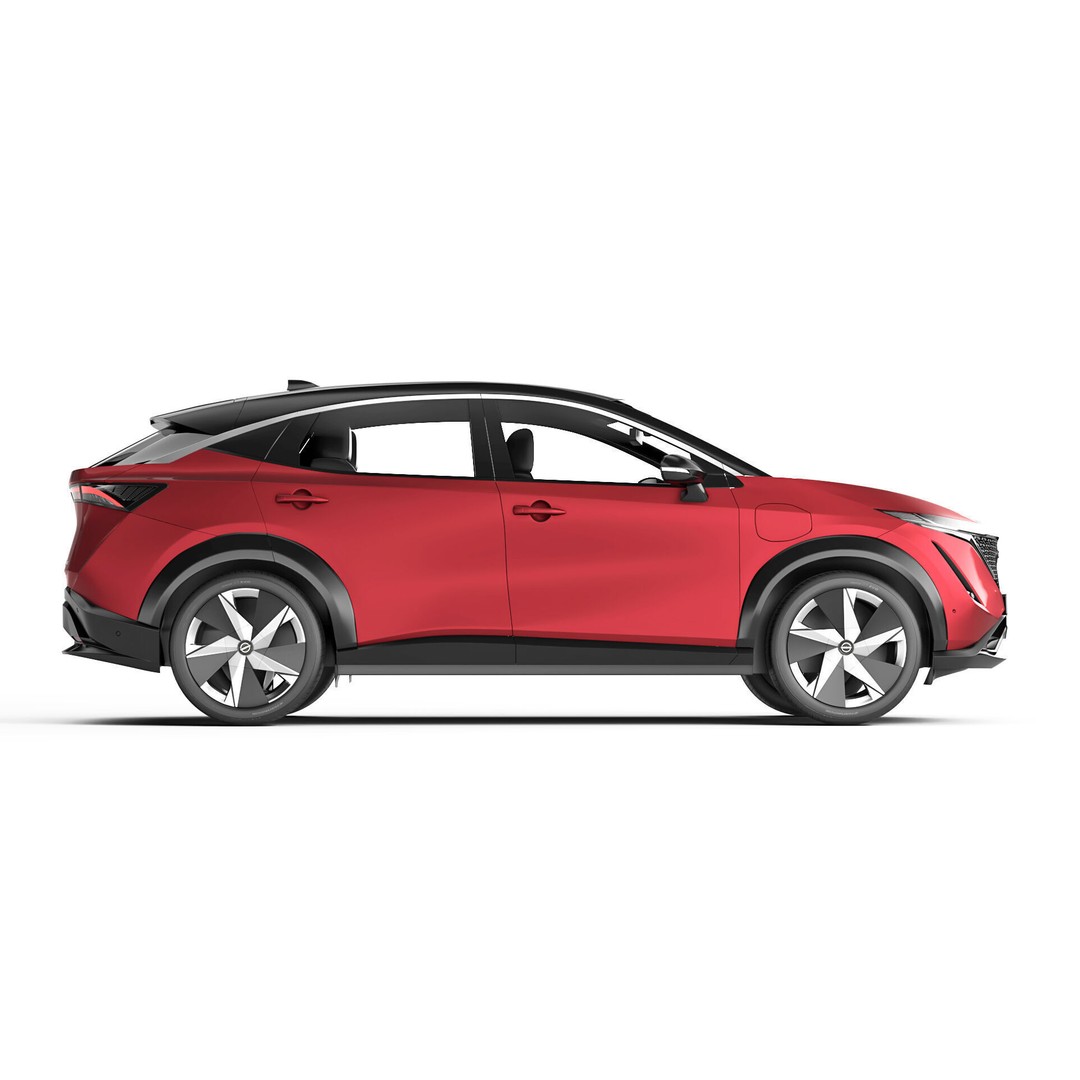 Nissan Ariya 2022 3D Model – High Poly SUV with Vray Materials, FBX & OBJ - View 11