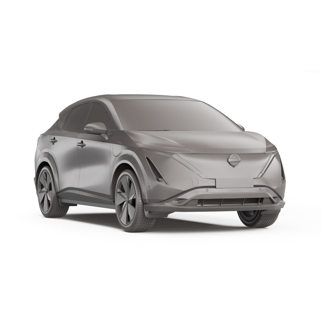 Nissan Ariya 2022 3D Model – High Poly SUV with Vray Materials, FBX & OBJ - View 15