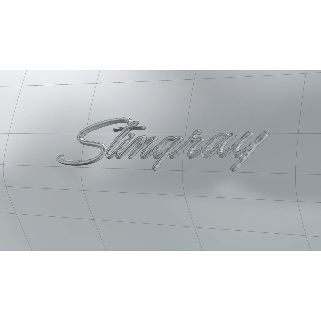 Chevrolet Corvette Stingray C3 1969 3D Model – Classic Car Asset, Blender, FBX, OBJ - View 17