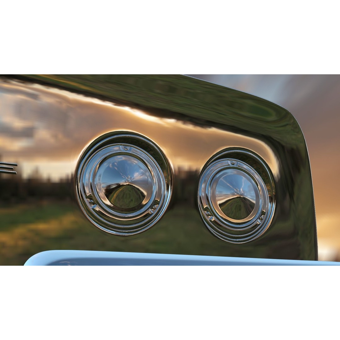 Chevrolet Corvette Stingray C3 1969 3D Model – Classic Car Asset, Blender, FBX, OBJ - View 26