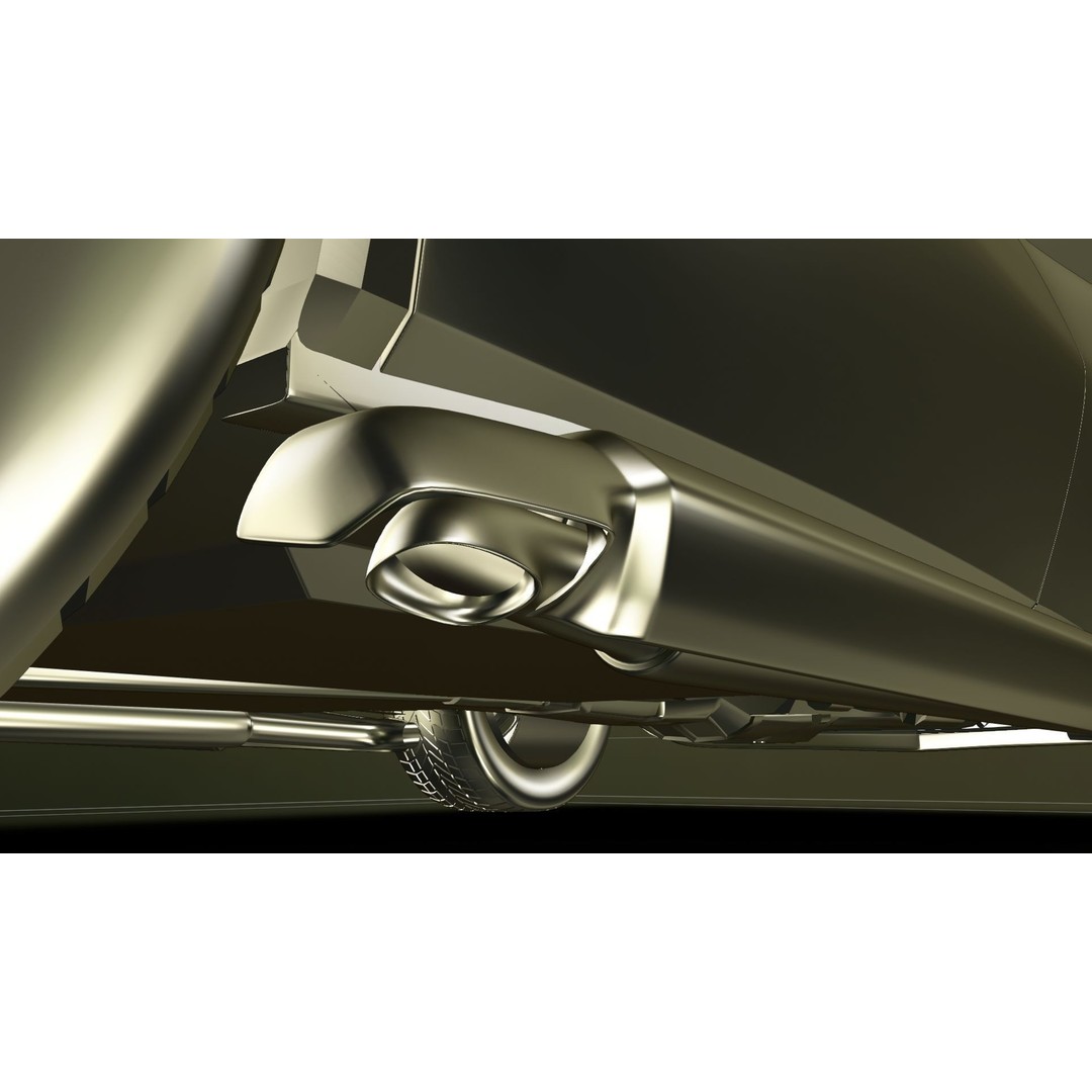 Chevrolet Corvette Stingray C3 1969 3D Model – Classic Car Asset, Blender, FBX, OBJ - View 32