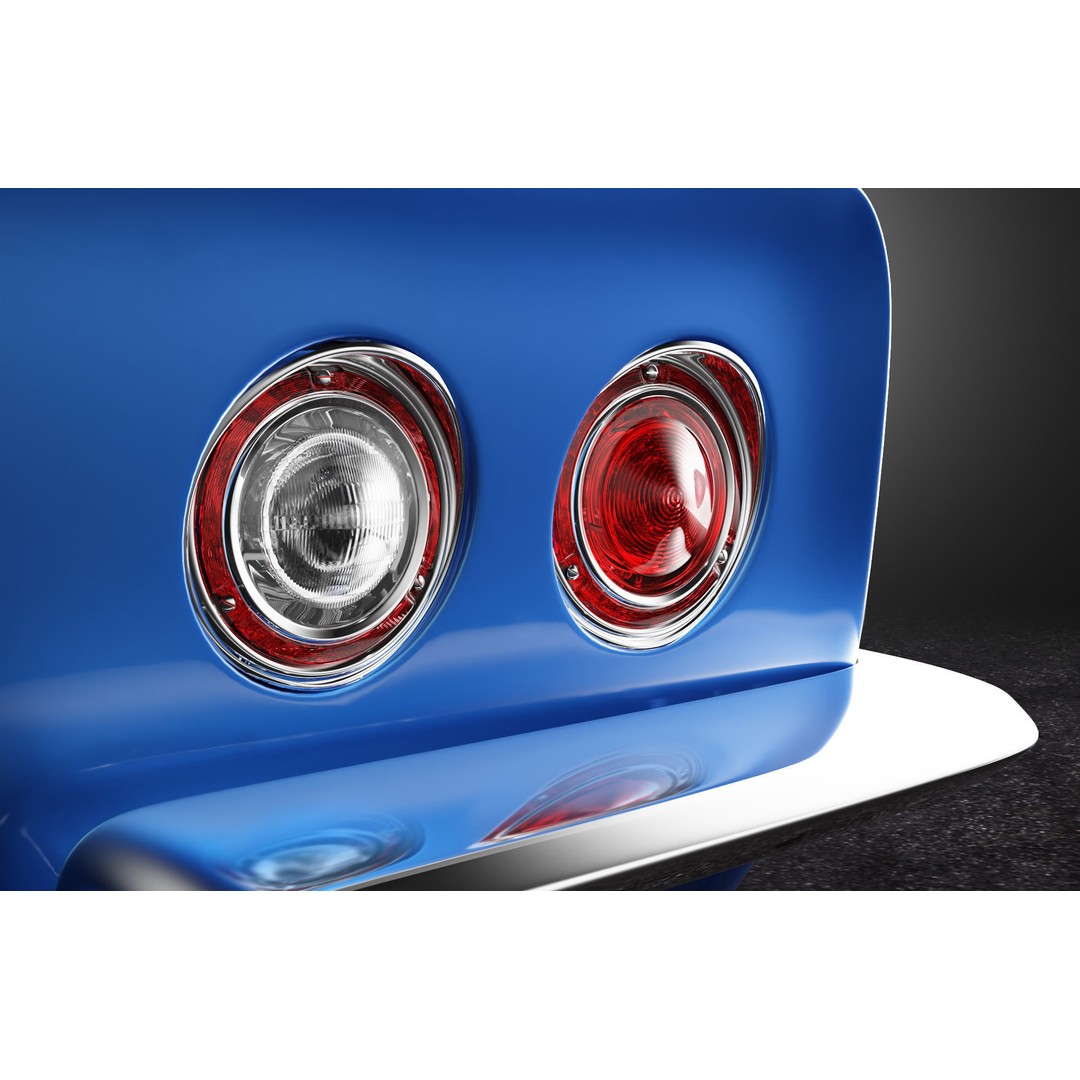 Chevrolet Corvette Stingray C3 1969 3D Model – Classic Car Asset, Blender, FBX, OBJ - View 6