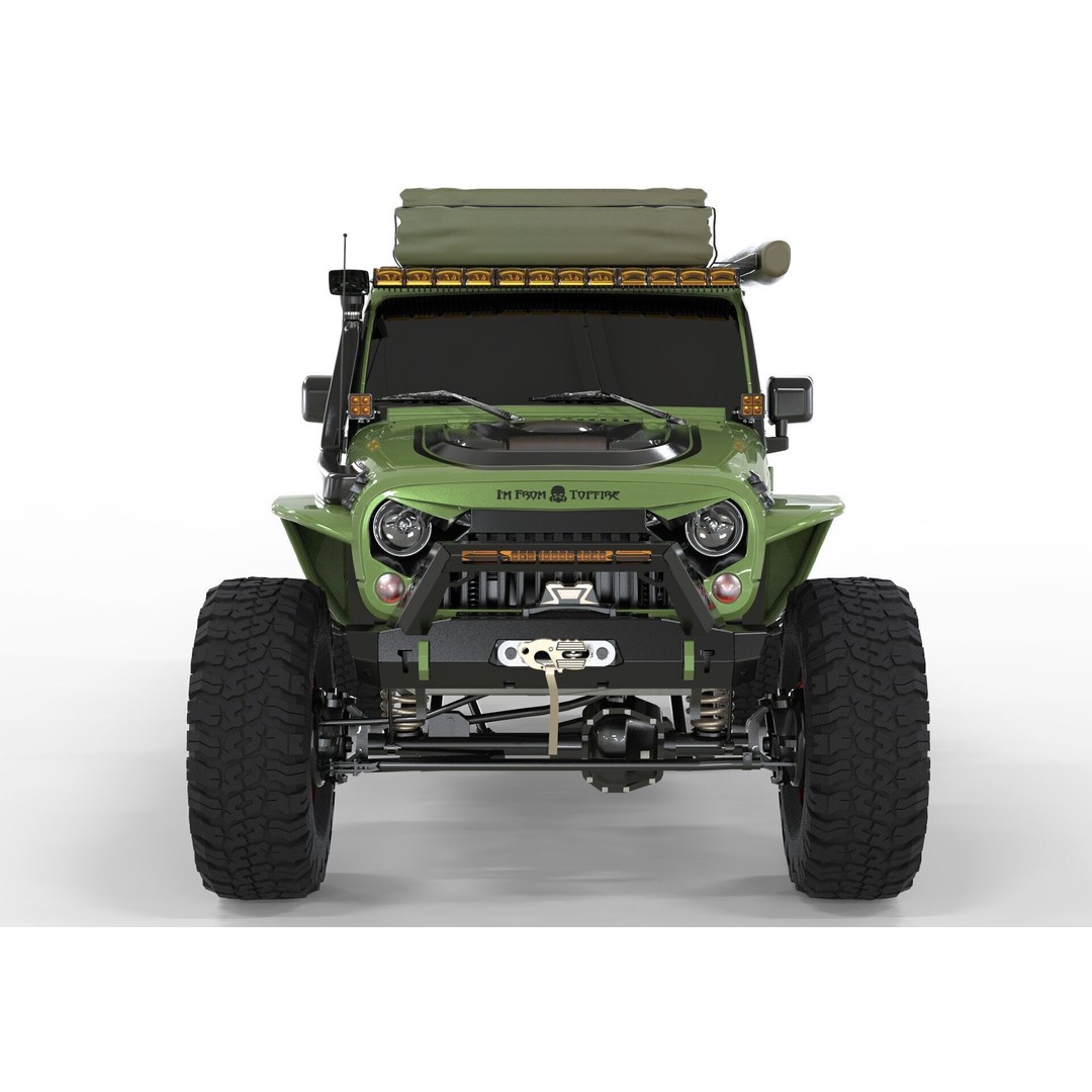 Jeep Rubicon 2018 3D Model – Off-Road SUV, PBR Textures, FBX, OBJ - View 5