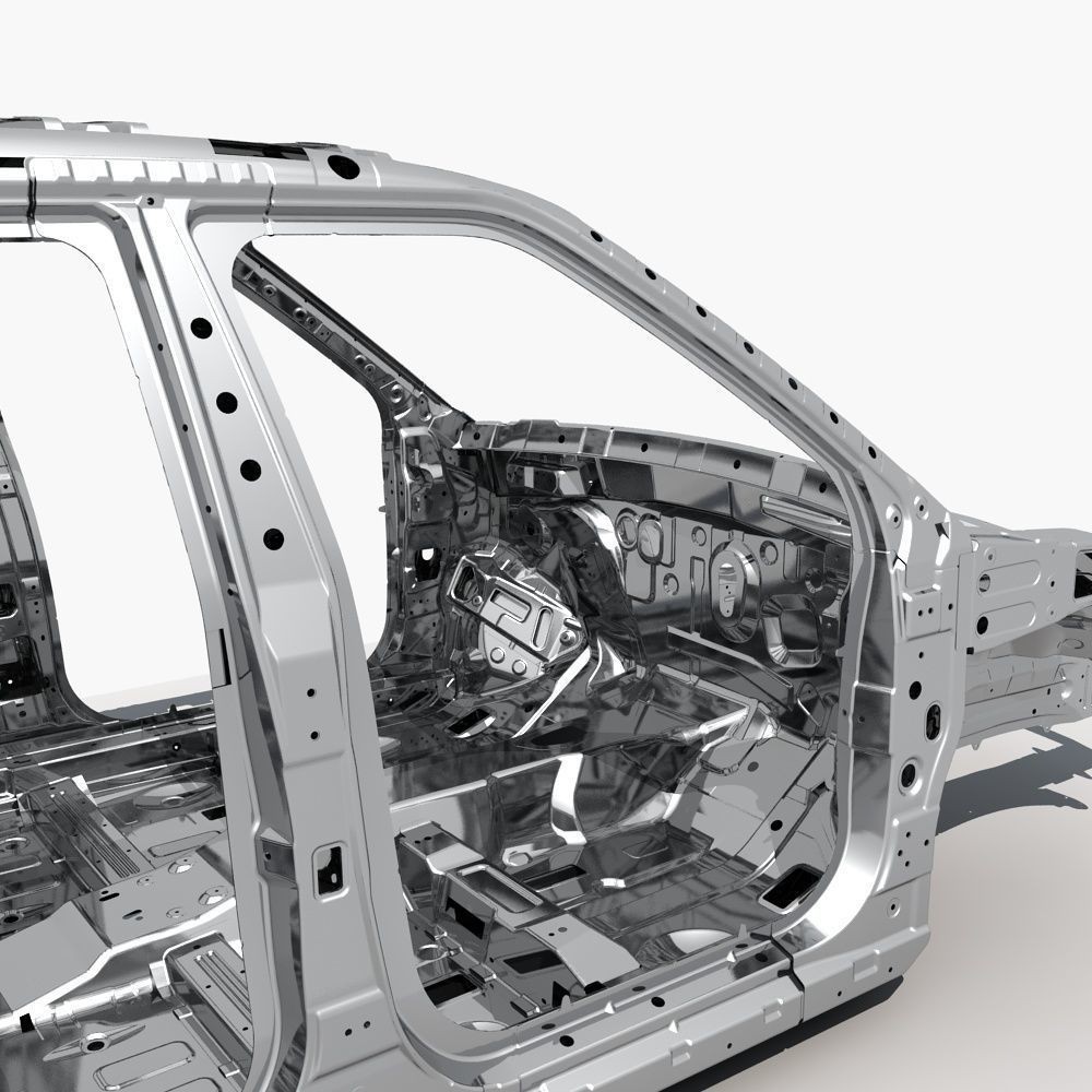 SUV Frame 3D Model – High Poly PBR Asset for Visualization, FBX - View 12