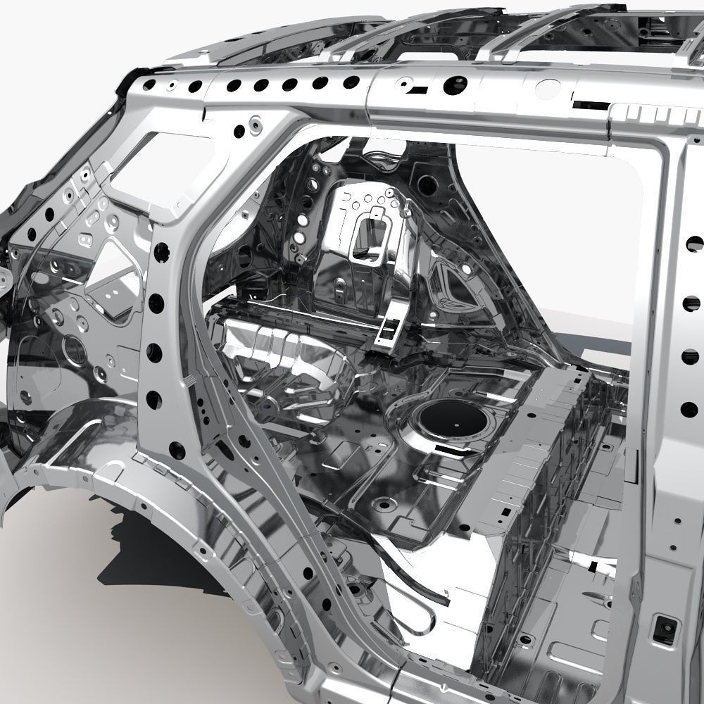 SUV Frame 3D Model – High Poly PBR Asset for Visualization, FBX - View 13