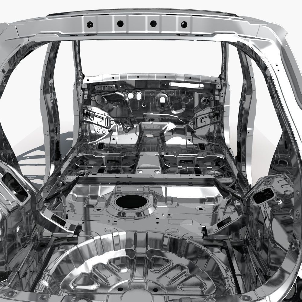 SUV Frame 3D Model – High Poly PBR Asset for Visualization, FBX - View 14