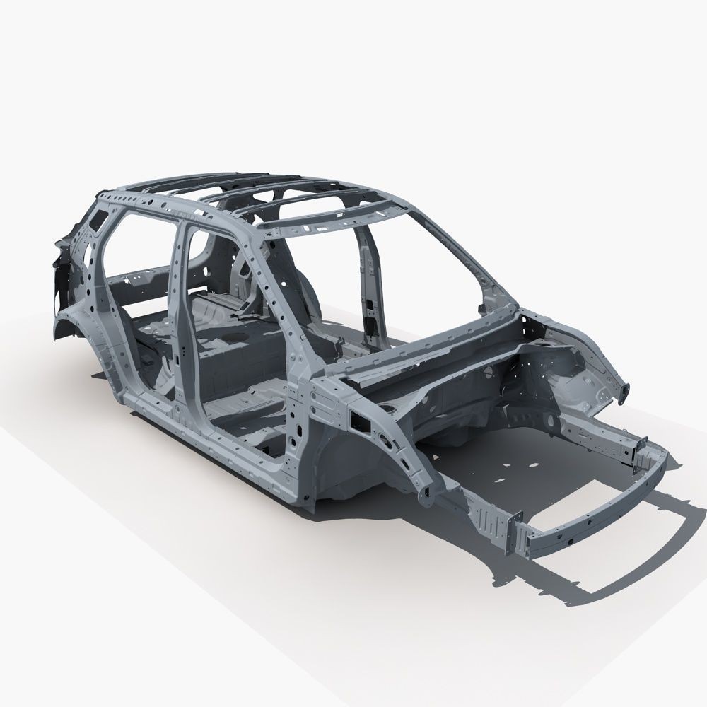 SUV Frame 3D Model – High Poly PBR Asset for Visualization, FBX - View 15