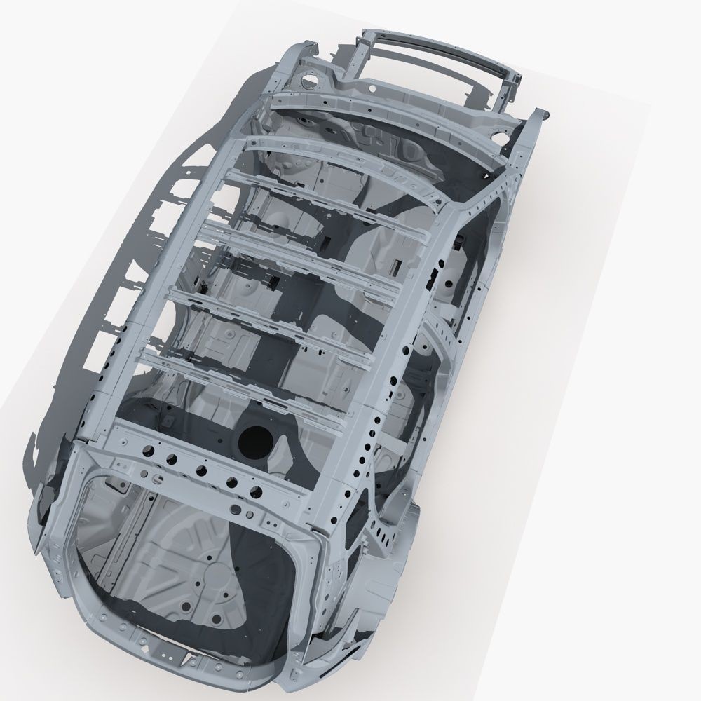 SUV Frame 3D Model – High Poly PBR Asset for Visualization, FBX - View 16