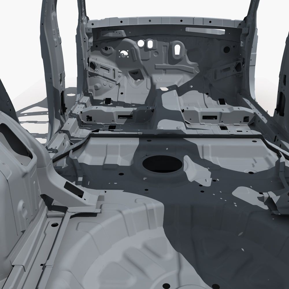 SUV Frame 3D Model – High Poly PBR Asset for Visualization, FBX - View 17
