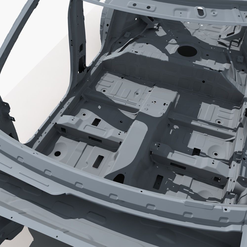 SUV Frame 3D Model – High Poly PBR Asset for Visualization, FBX - View 18