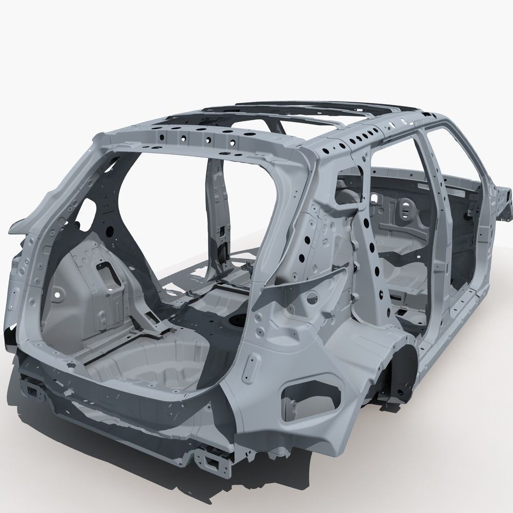 SUV Frame 3D Model – High Poly PBR Asset for Visualization, FBX - View 19