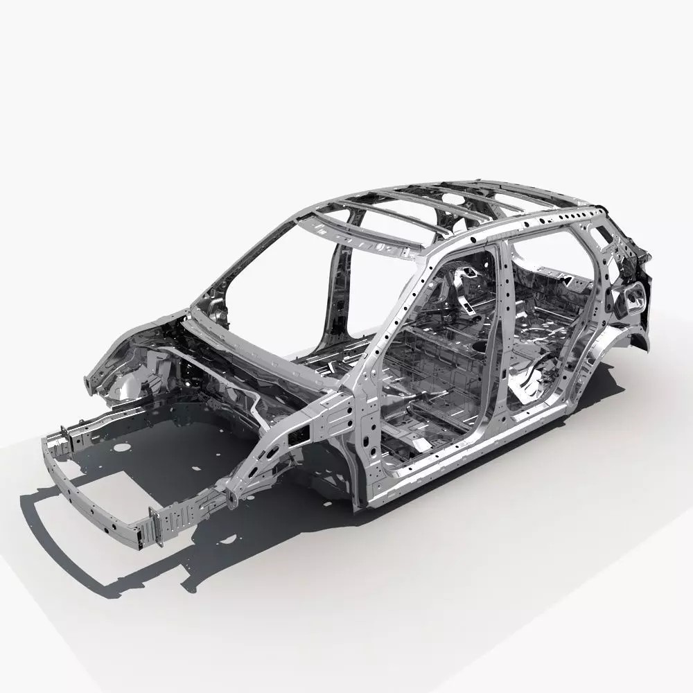 SUV Frame 3D Model – High Poly PBR Asset for Visualization, FBX - View 2