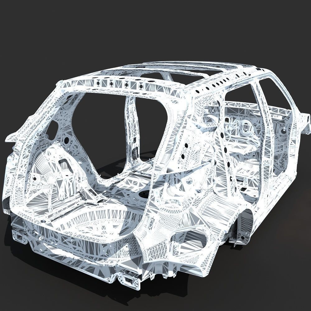 SUV Frame 3D Model – High Poly PBR Asset for Visualization, FBX - View 20
