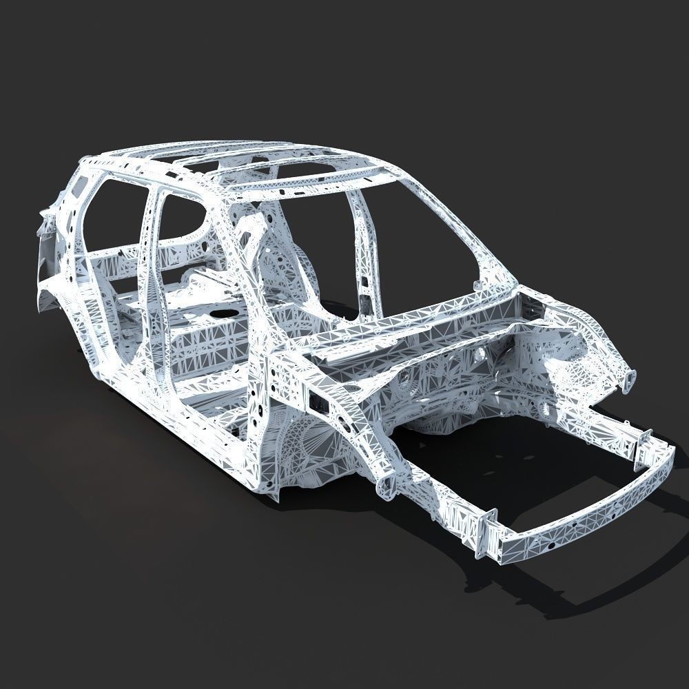 SUV Frame 3D Model – High Poly PBR Asset for Visualization, FBX - View 21