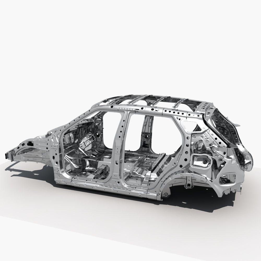 SUV Frame 3D Model – High Poly PBR Asset for Visualization, FBX - View 4