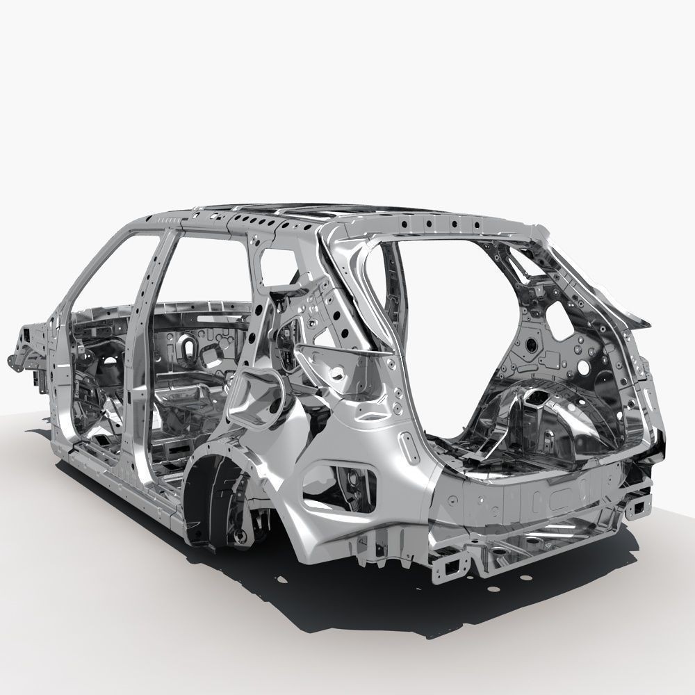 SUV Frame 3D Model – High Poly PBR Asset for Visualization, FBX - View 5