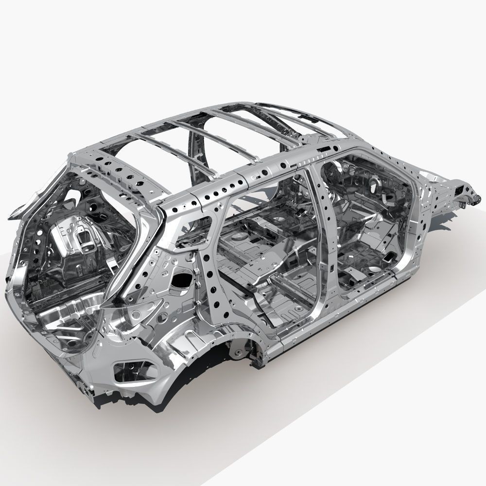 SUV Frame 3D Model – High Poly PBR Asset for Visualization, FBX - View 7