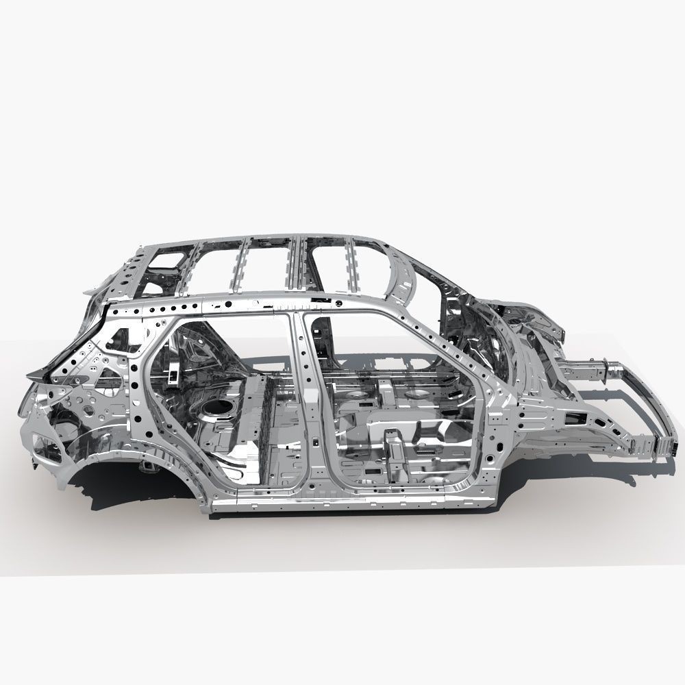 SUV Frame 3D Model – High Poly PBR Asset for Visualization, FBX - View 8