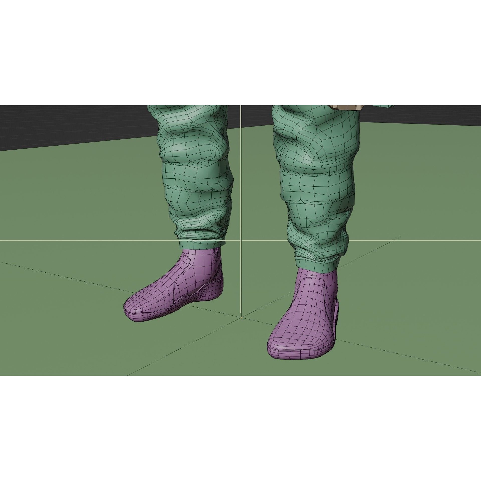 Soldier Diver Drysuit - Low-Poly Game-Ready 3D Model