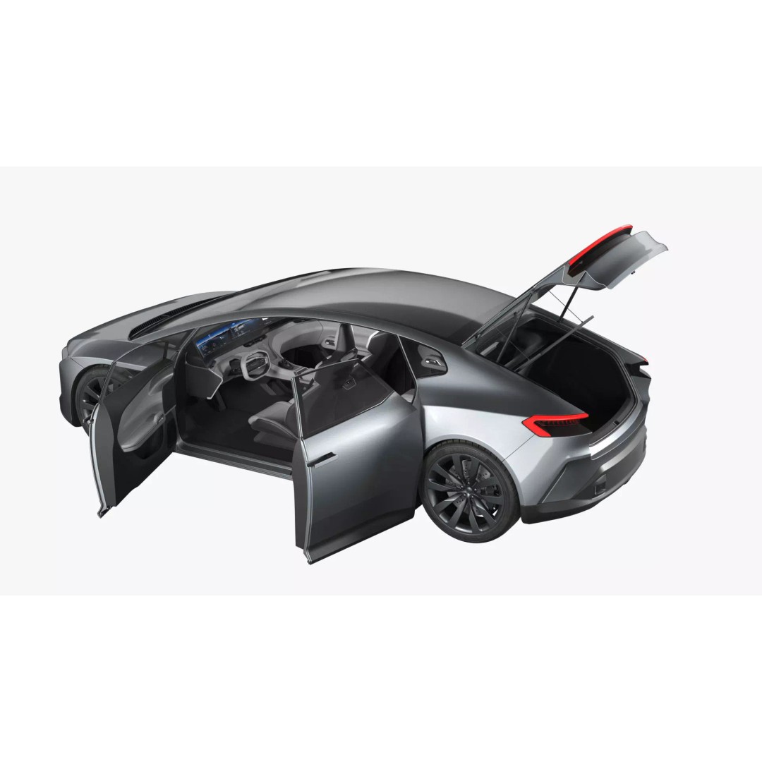 Futuristic Car Concept 3D Model – Detailed Subdivision Ready, Blender & FBX - View 19