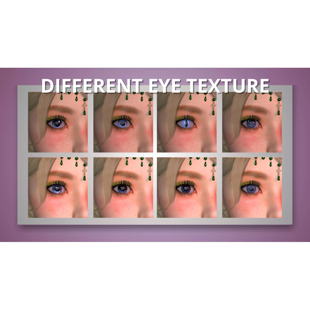 Elf Girl 3D Model – Low-Poly Game-Ready Character, FBX - View 9