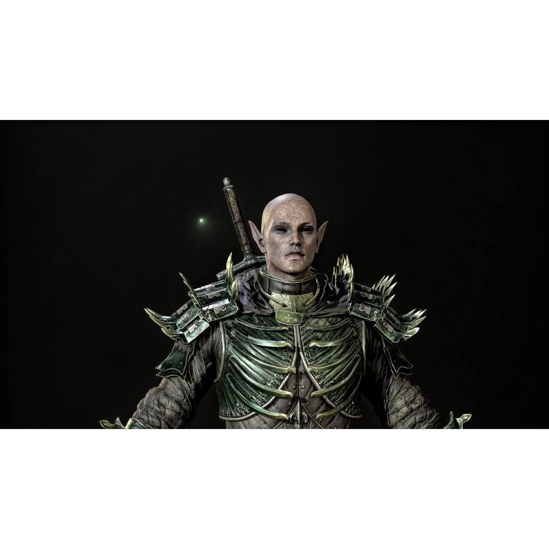 Dead King 3D Model – Low Poly Fantasy Character, Rigged, FBX - View 38