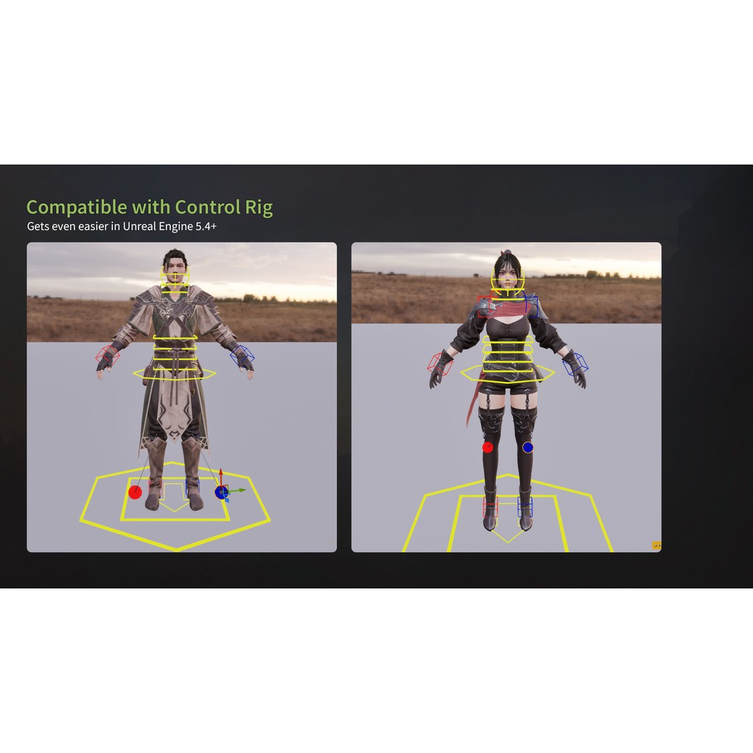 Advanced Archer 3D Model – Low Poly Game Character with Rigging - View 18