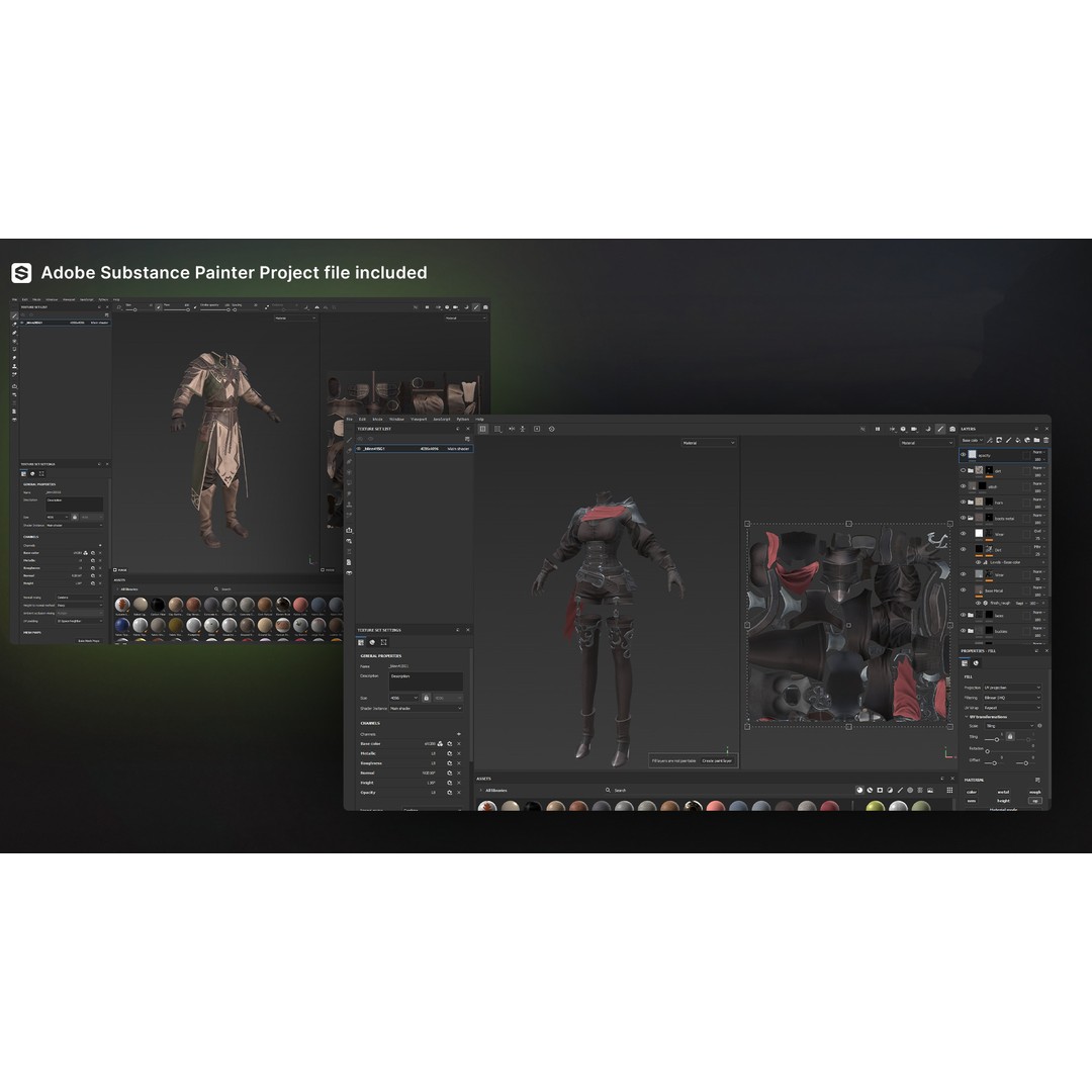 Advanced Archer 3D Model – Low Poly Game Character with Rigging - View 26