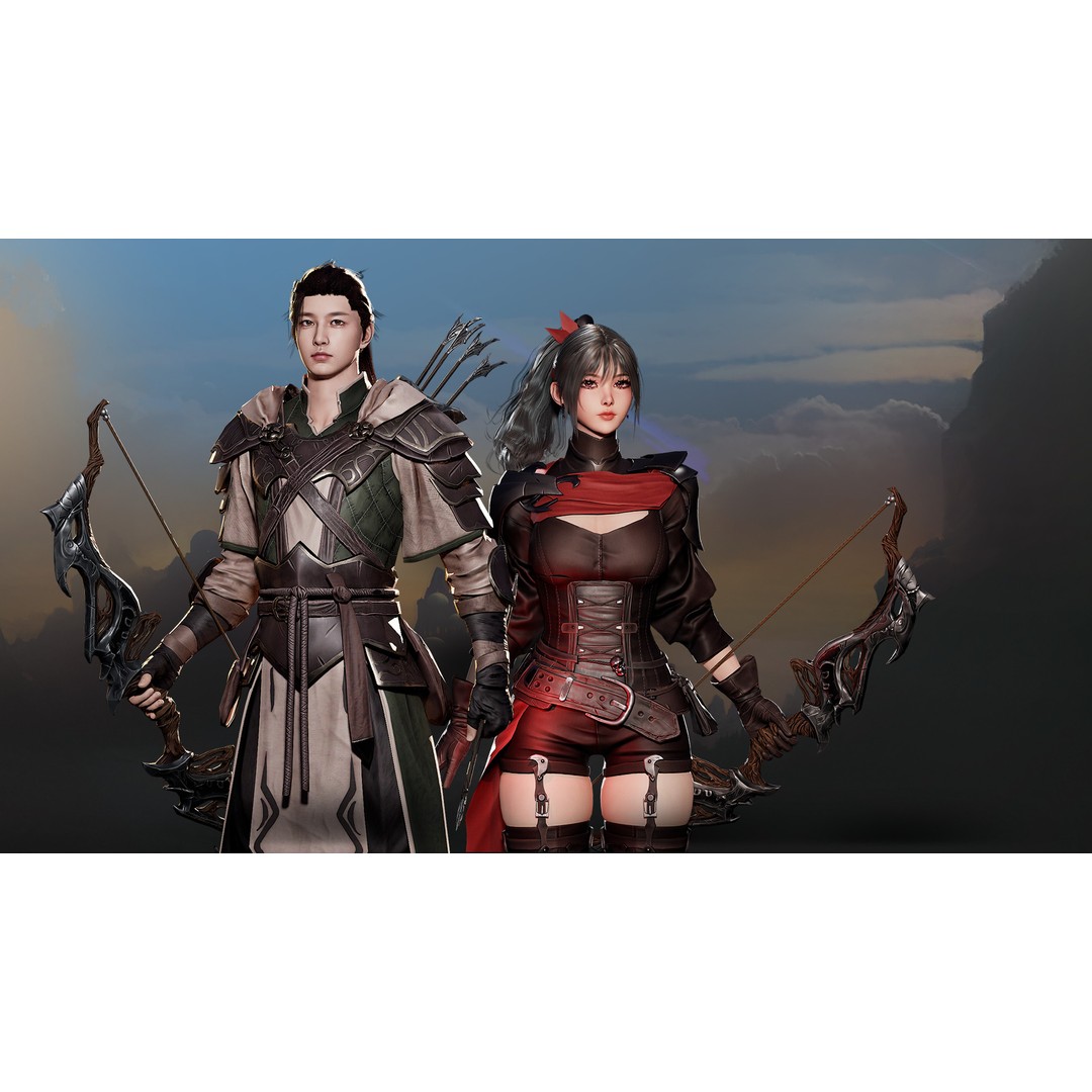 Advanced Archer 3D Model – Low Poly Game Character with Rigging - View 3