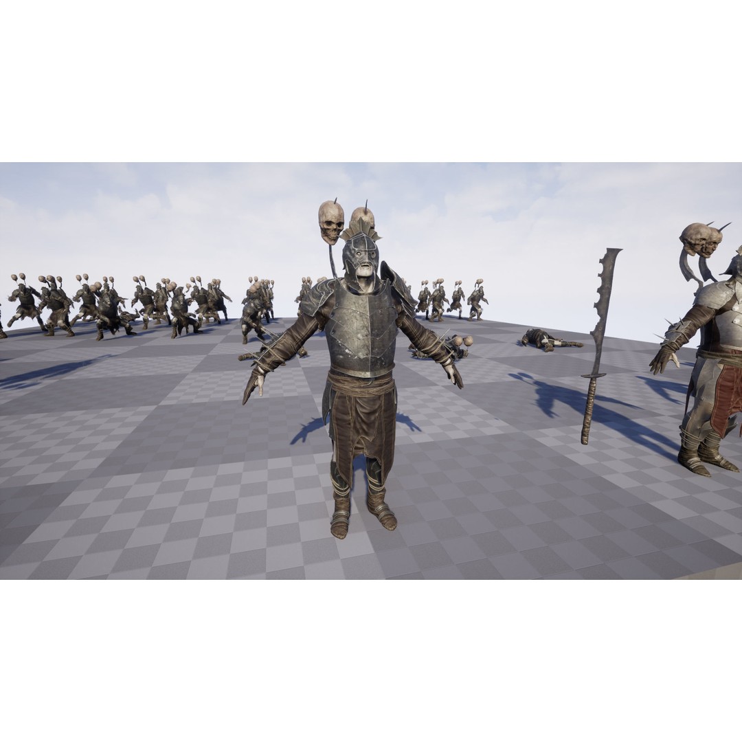 Orc 3D Model – Low Poly Game Ready Character with Rigging - View 17