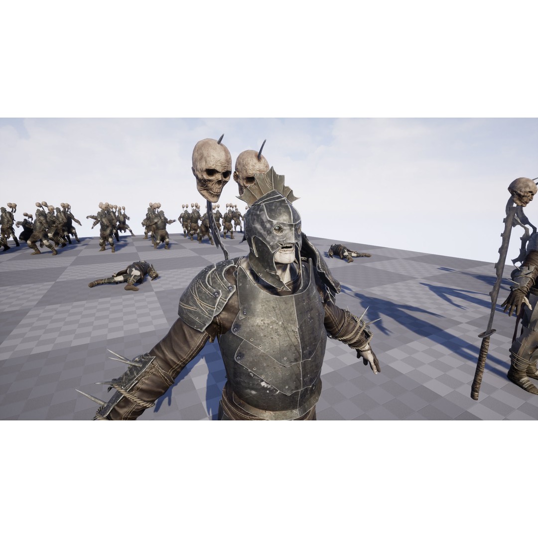 Orc 3D Model – Low Poly Game Ready Character with Rigging - View 18