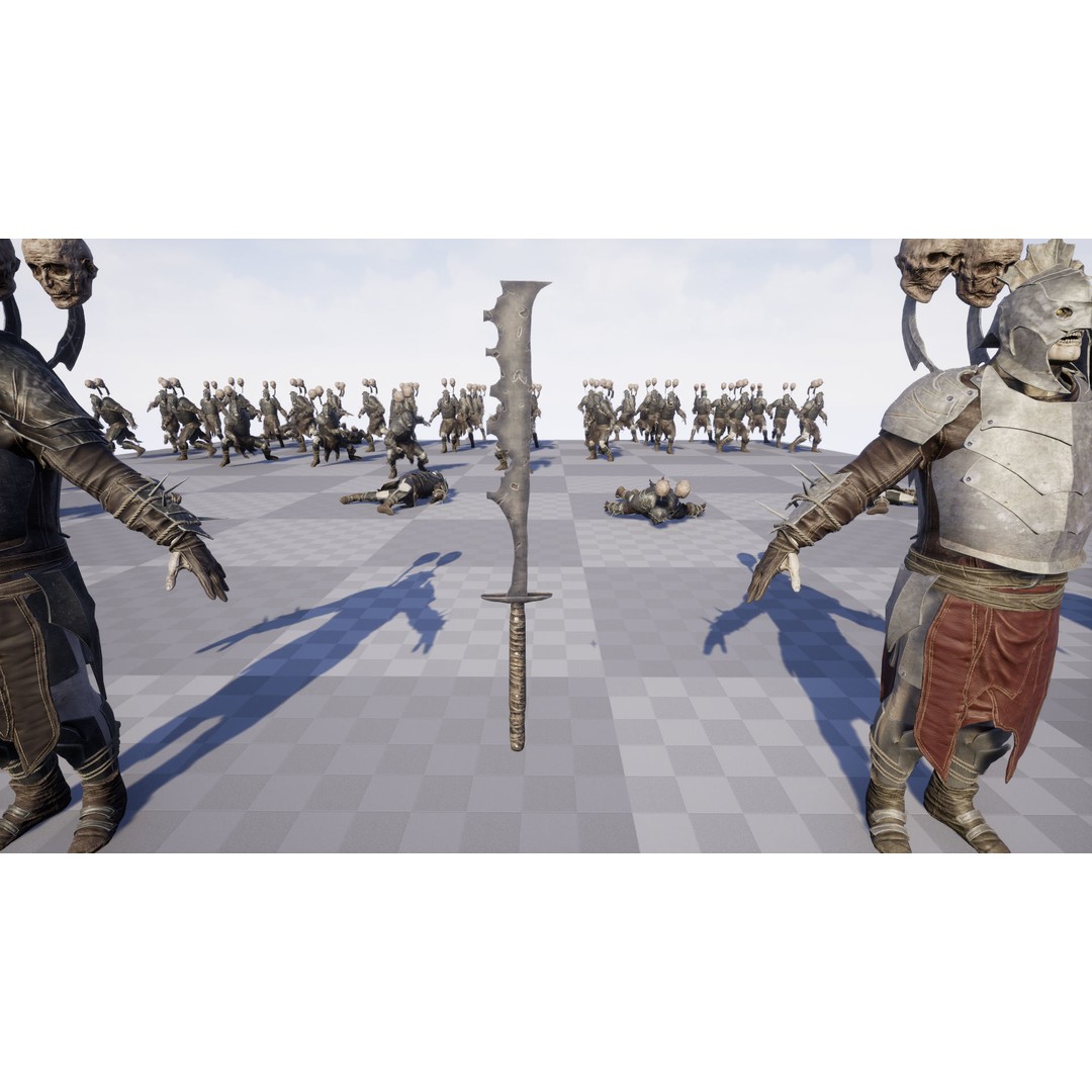 Orc 3D Model – Low Poly Game Ready Character with Rigging - View 19