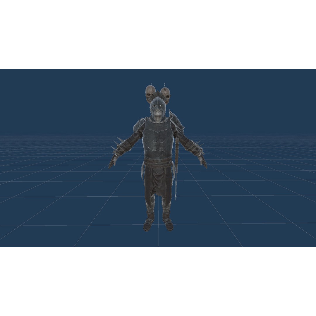 Orc 3D Model – Low Poly Game Ready Character with Rigging - View 25