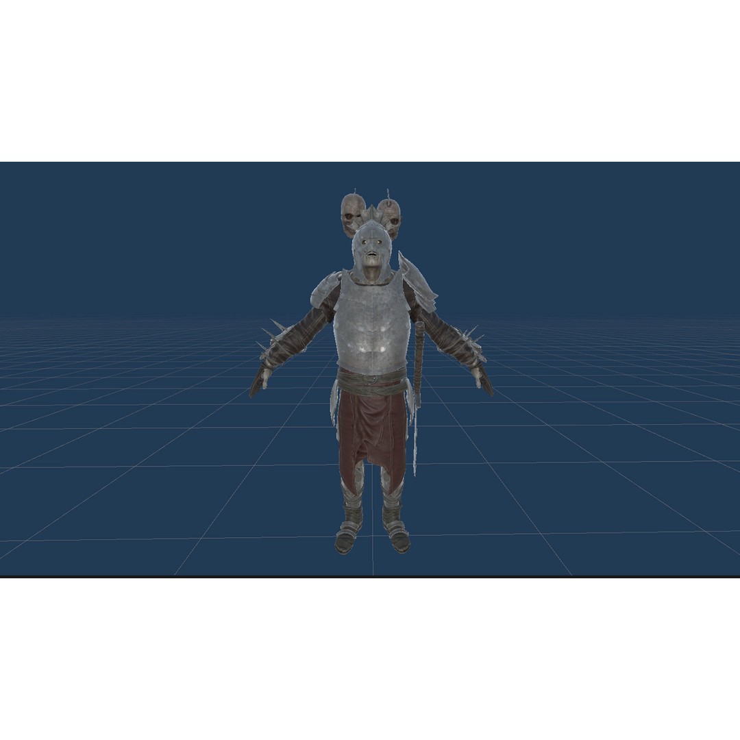 Orc 3D Model – Low Poly Game Ready Character with Rigging - View 26