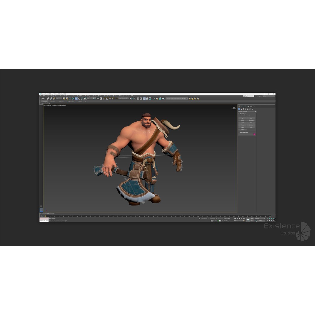Stylized Warrior Pack 2 3D Model – Low Poly Fantasy Characters, Rigged - View 21