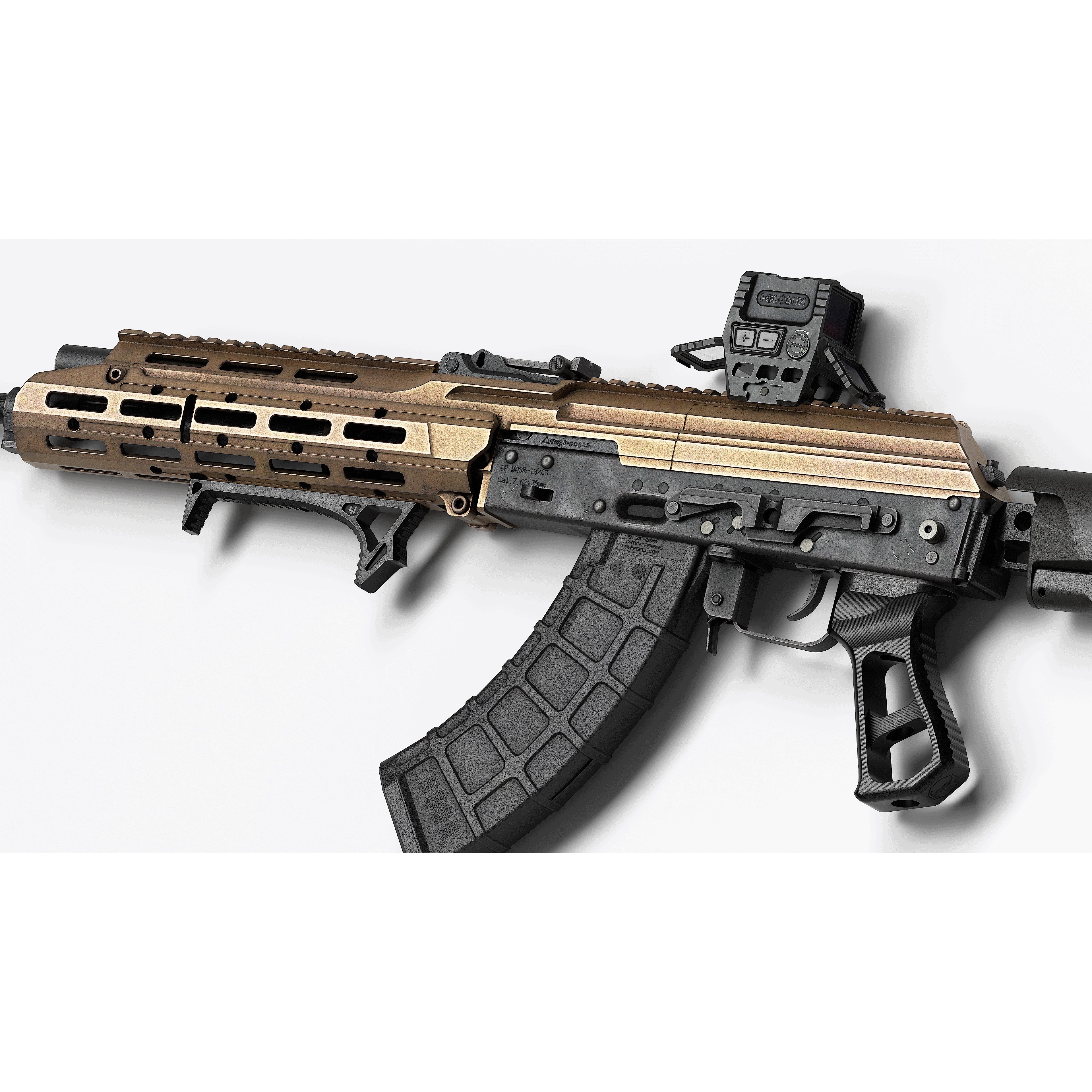 AK 103-104 - Low-Poly Game-Ready 3D Model - View 12