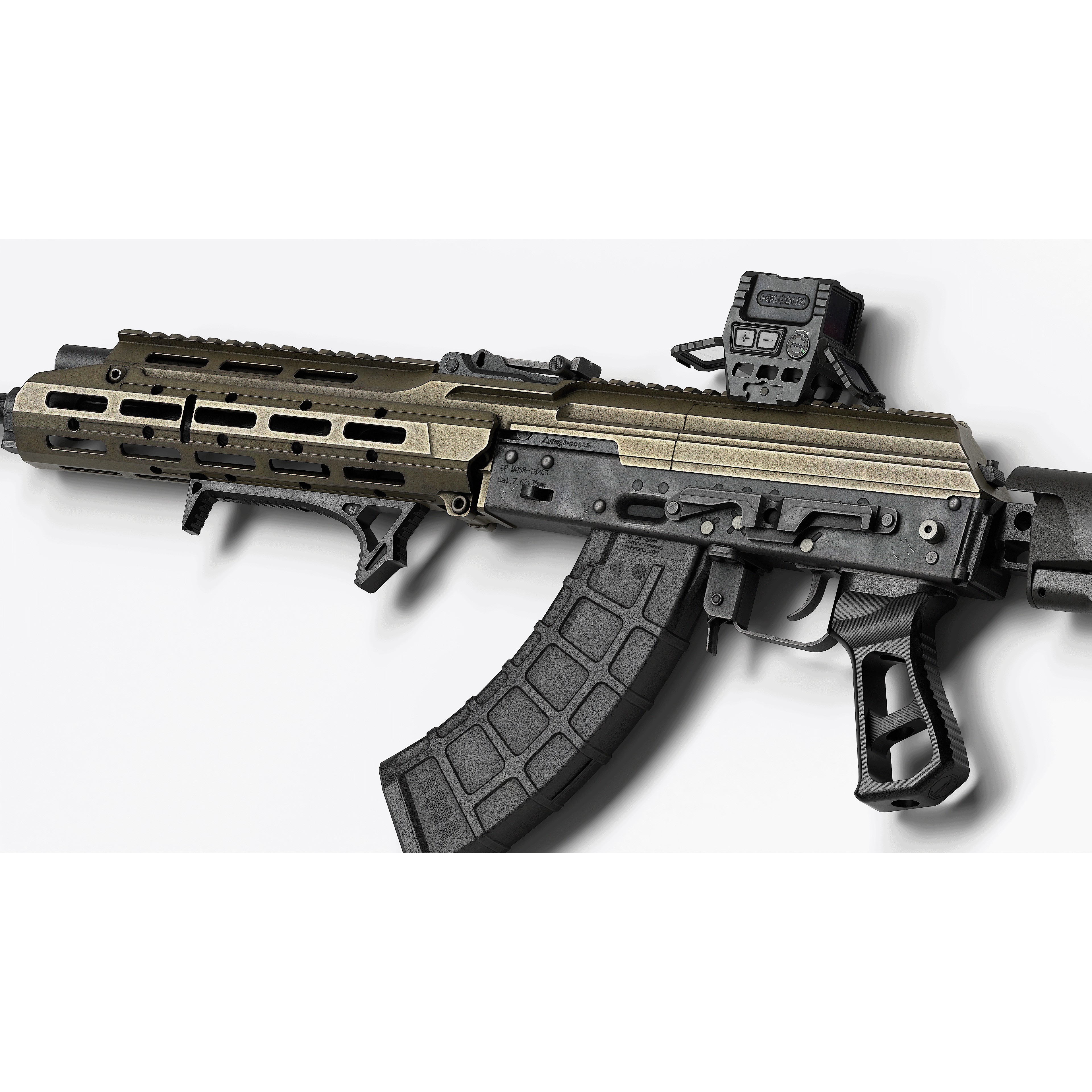 AK 103-104 - Low-Poly Game-Ready 3D Model - View 13