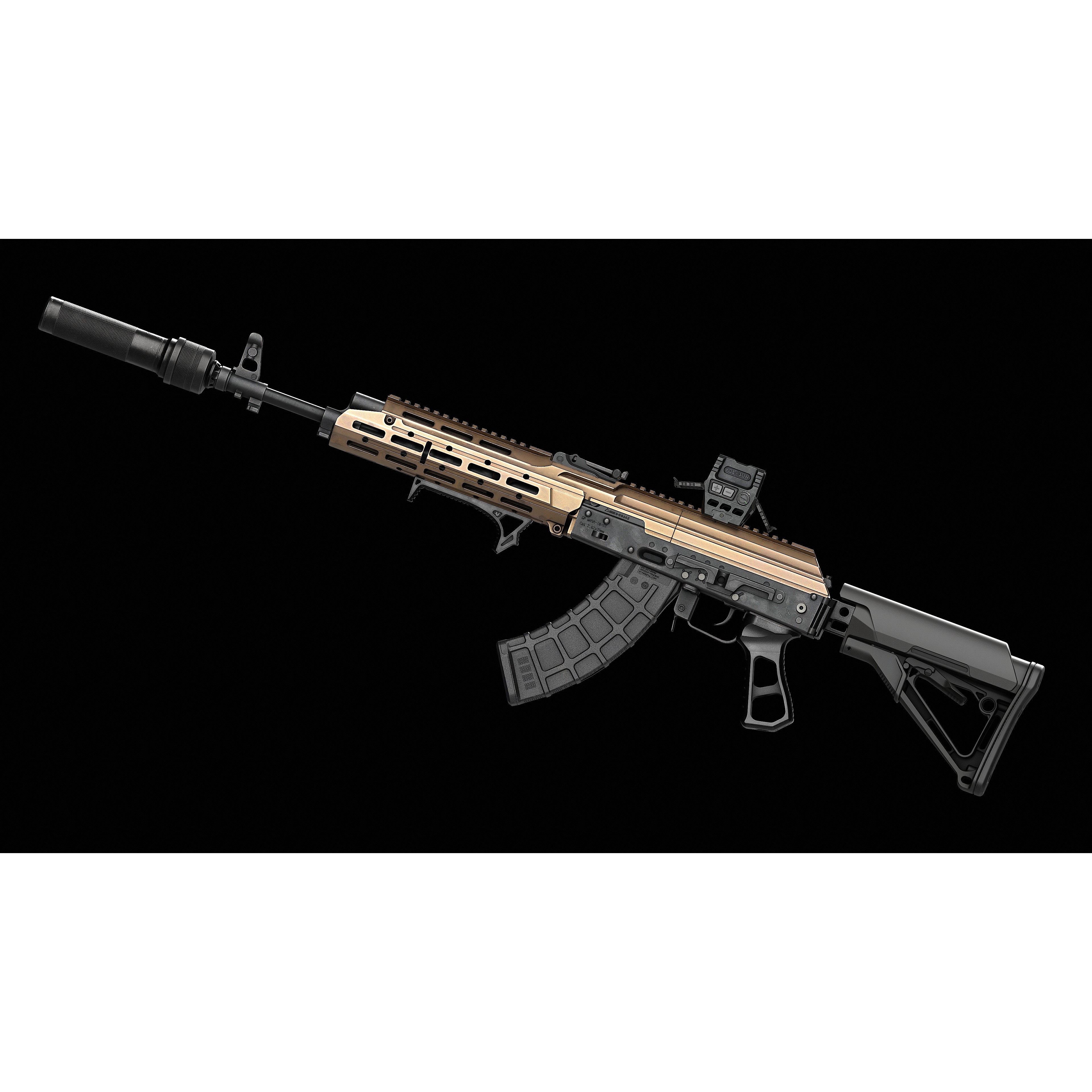 AK 103-104 - Low-Poly Game-Ready 3D Model - View 31