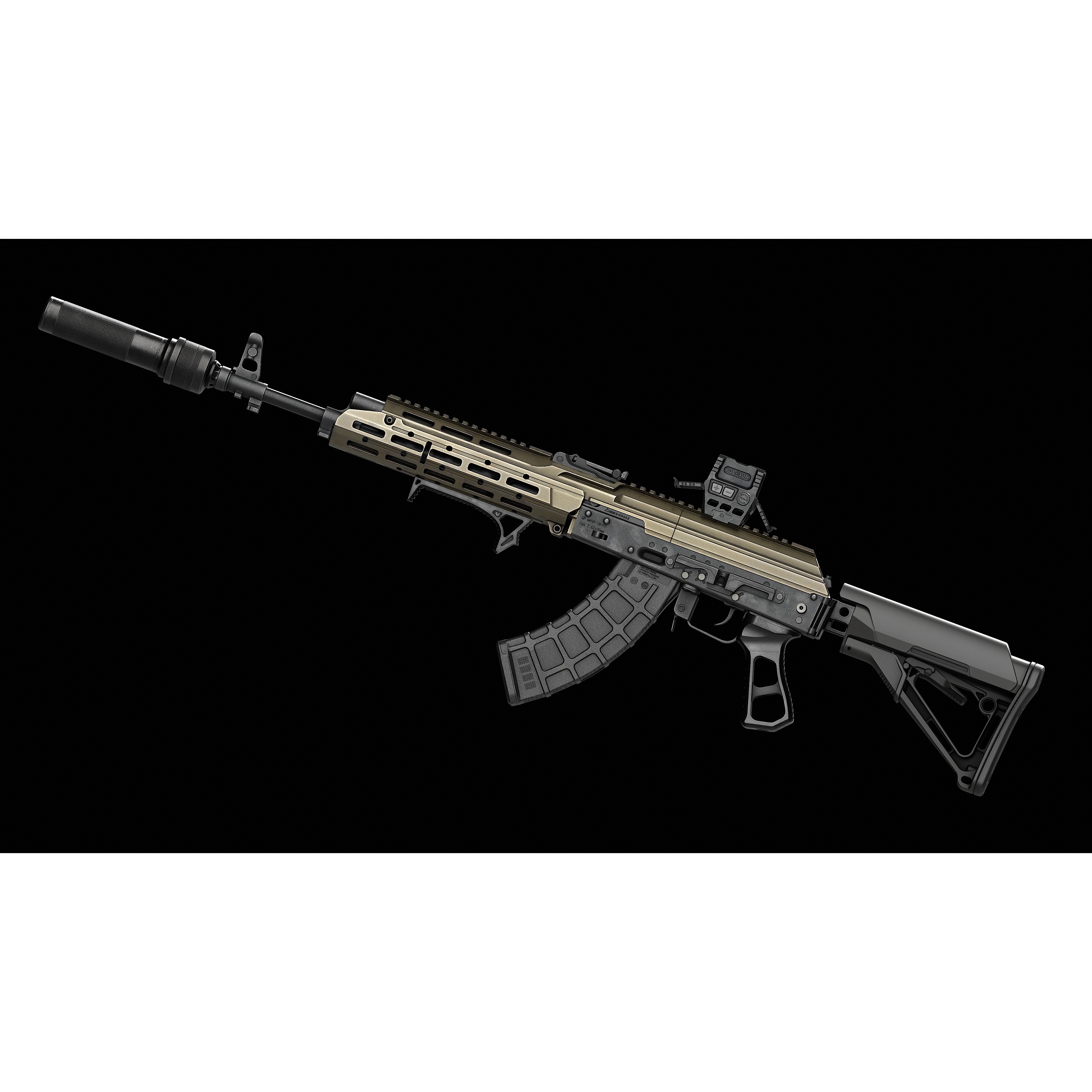 AK 103-104 - Low-Poly Game-Ready 3D Model - View 32