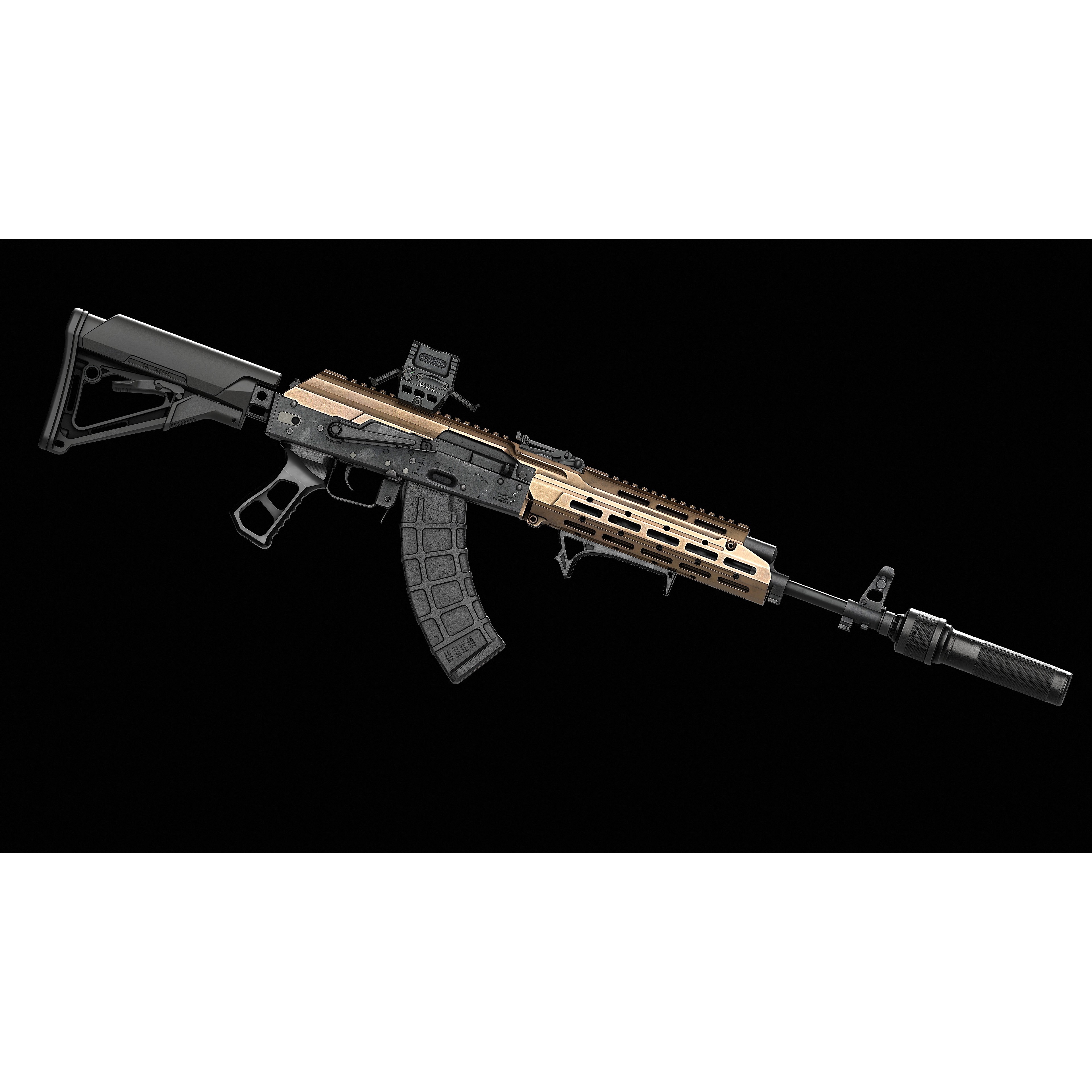 AK 103-104 - Low-Poly Game-Ready 3D Model - View 33