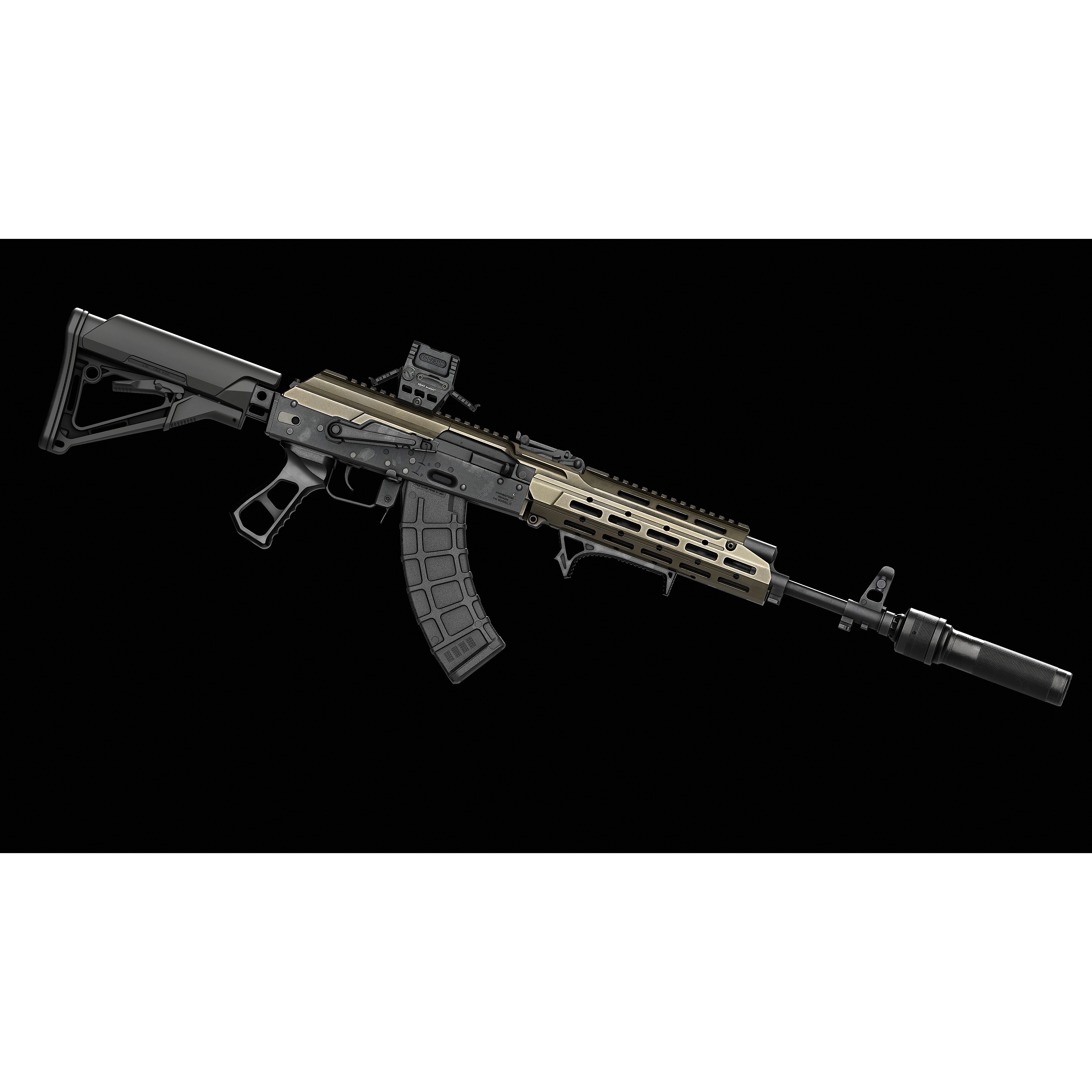 AK 103-104 - Low-Poly Game-Ready 3D Model - View 34