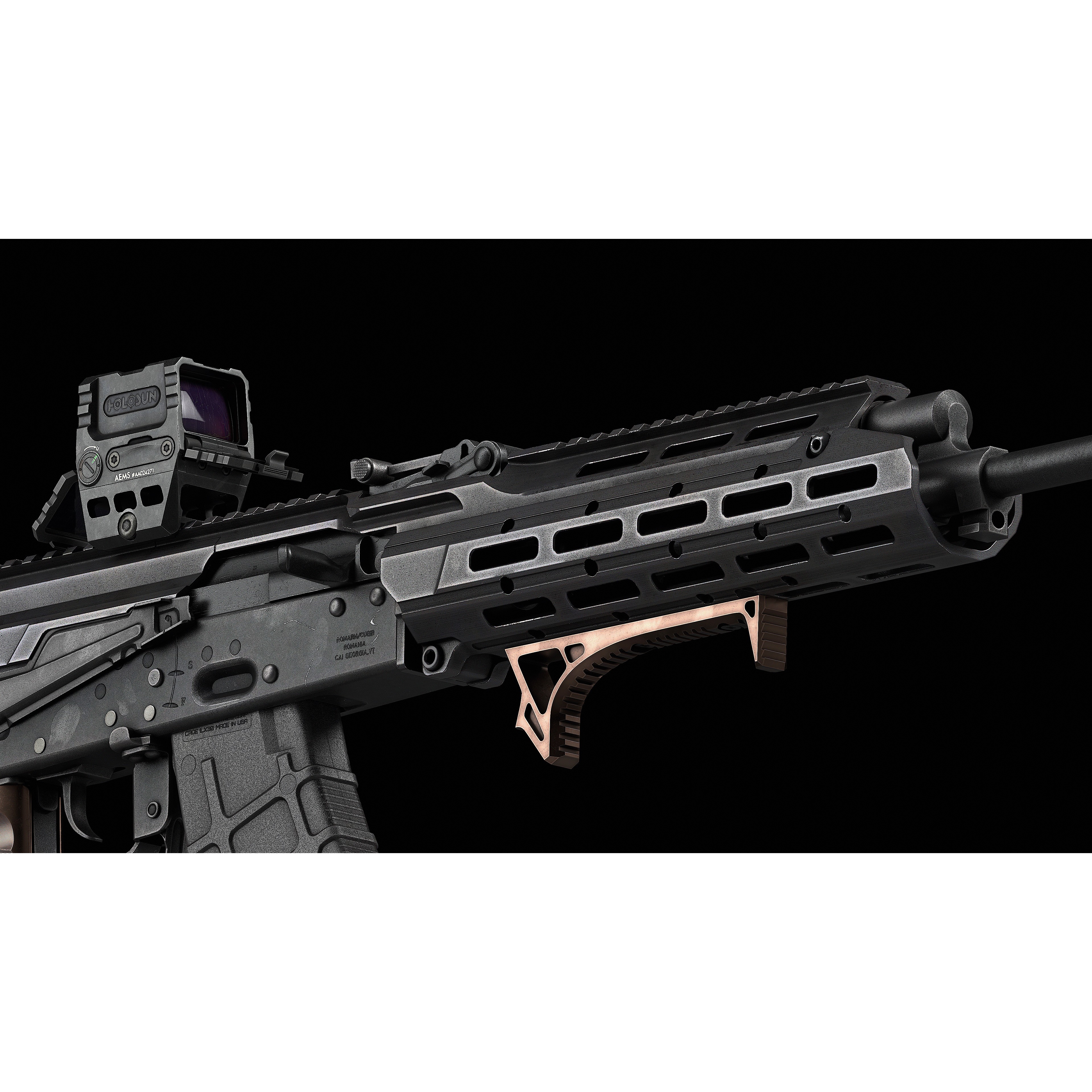 AK 103-104 - Low-Poly Game-Ready 3D Model - View 35