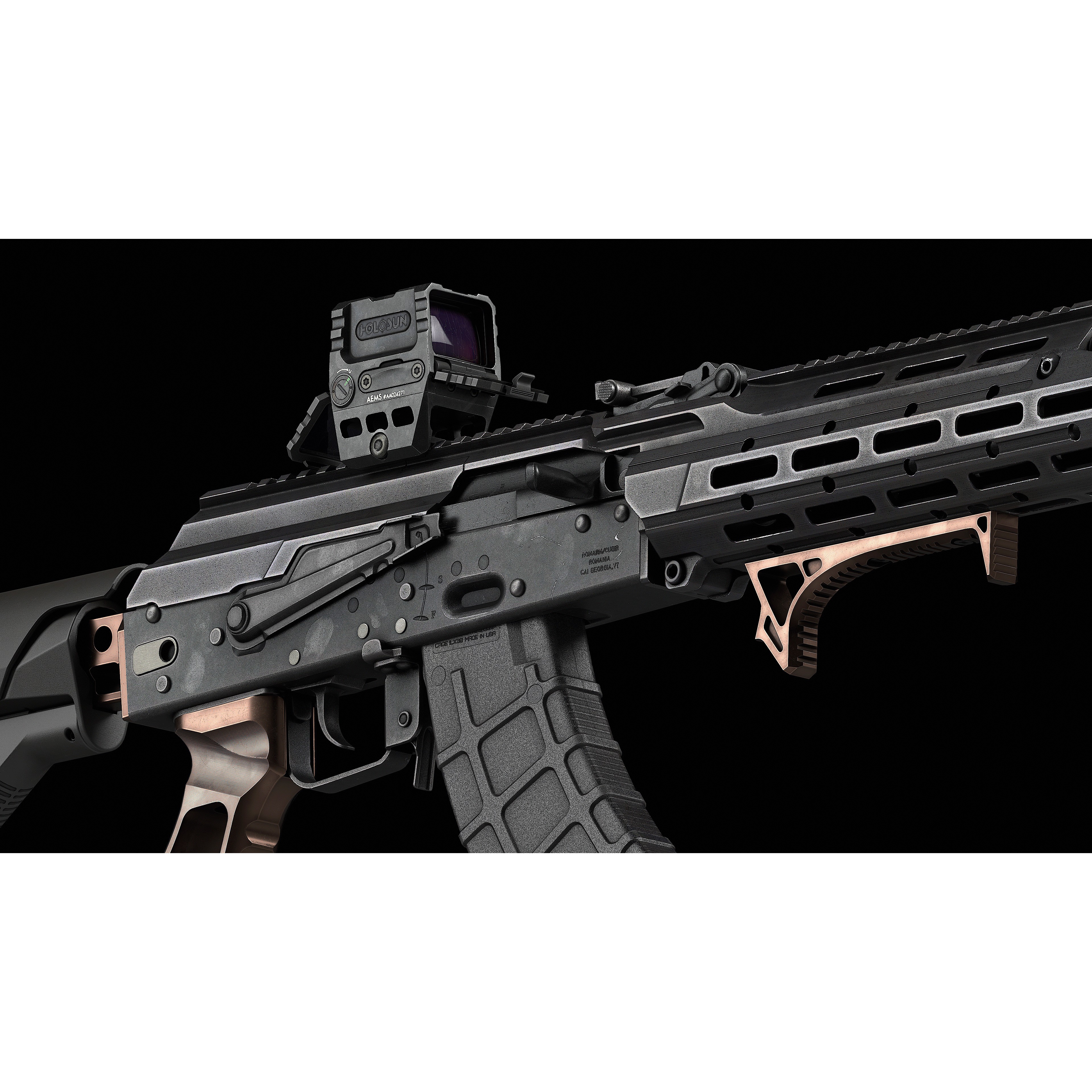 AK 103-104 - Low-Poly Game-Ready 3D Model - View 36