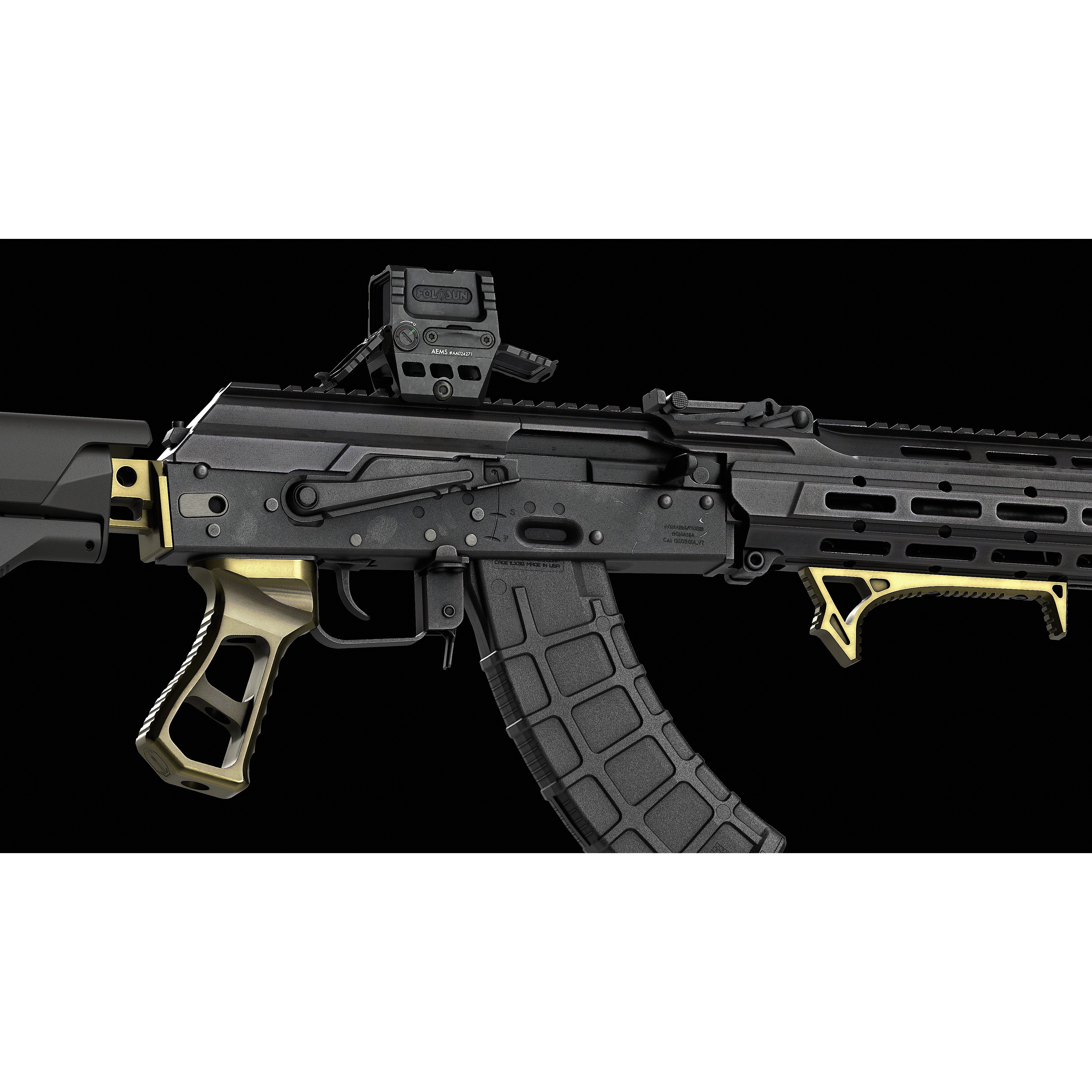 AK 103-104 - Low-Poly Game-Ready 3D Model - View 44
